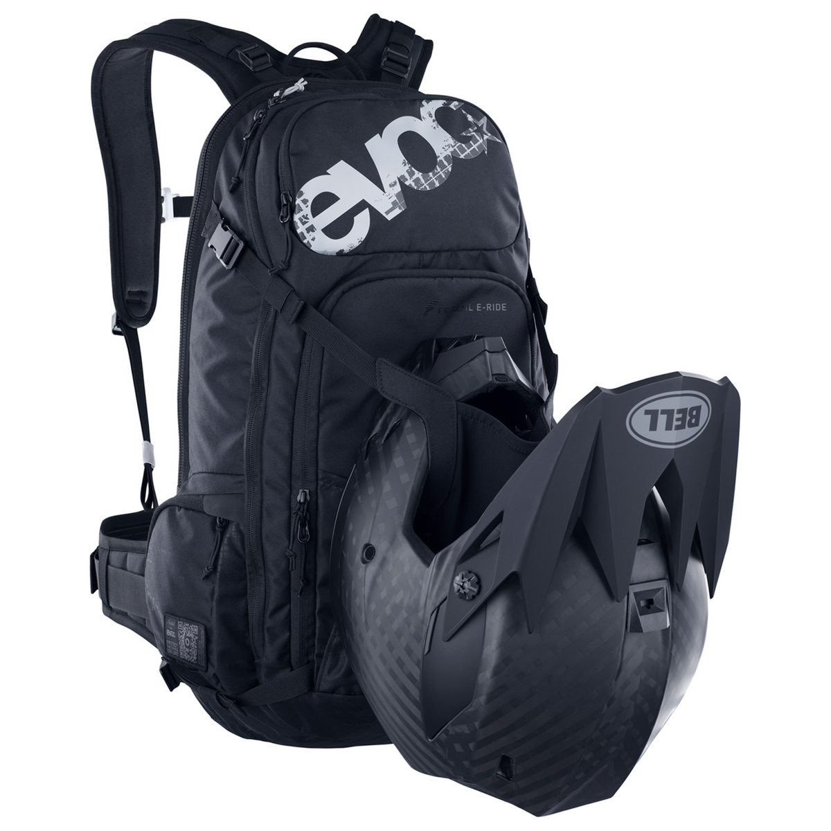 Evoc FR Trail E-Ride 20L MacAskill Protektoren-Rucksack in SCHWARZ