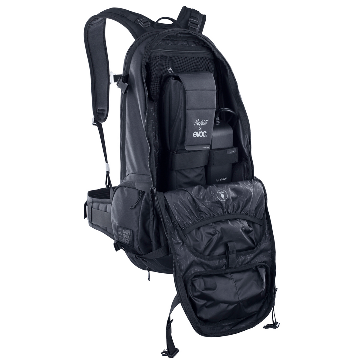 Evoc FR Trail E-Ride 20L MacAskill Protektoren-Rucksack in SCHWARZ