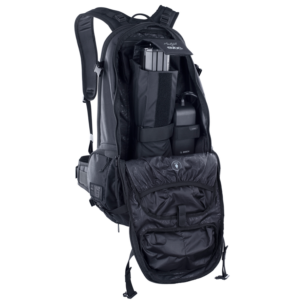 Evoc FR Trail E-Ride 20L MacAskill Protektoren-Rucksack in SCHWARZ