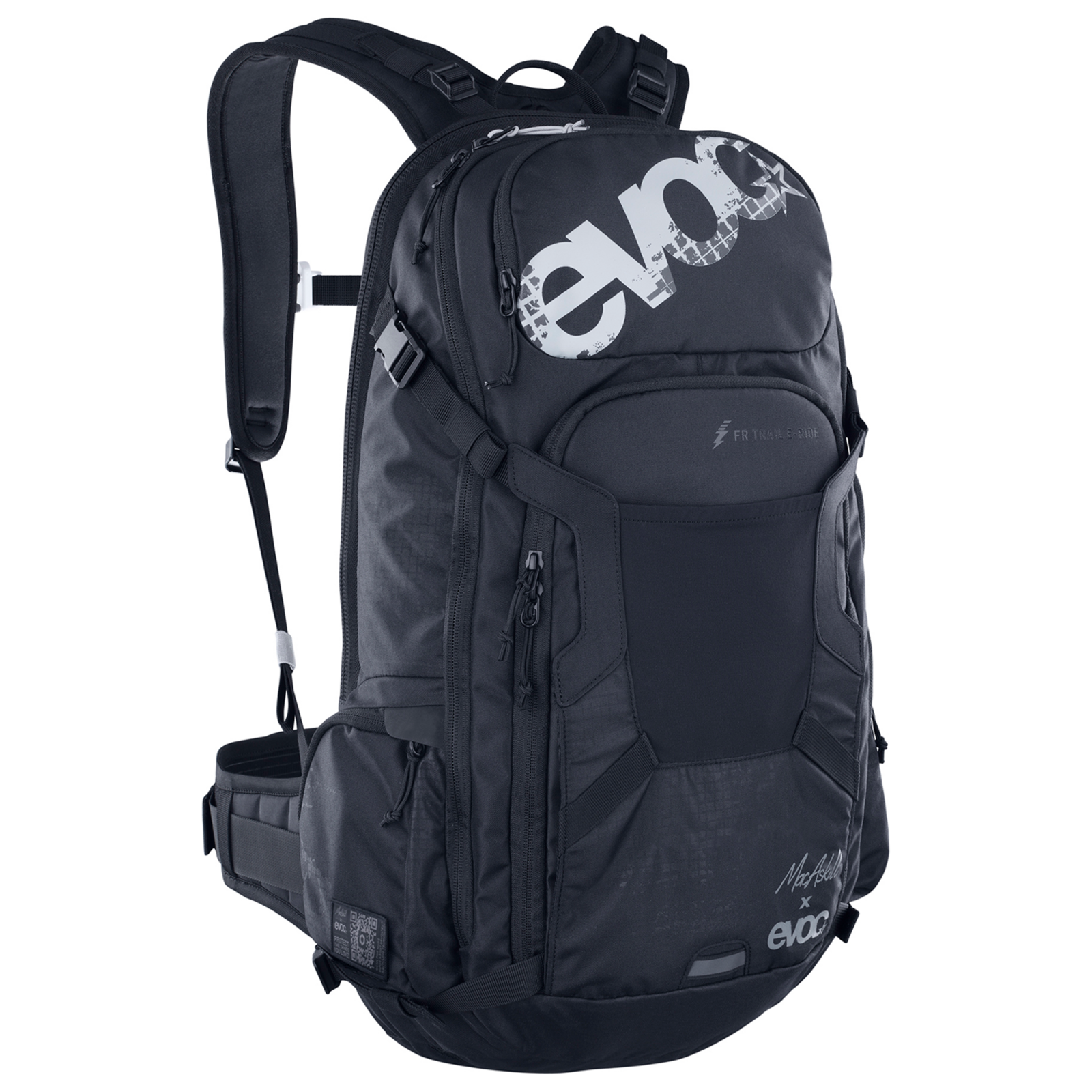 Evoc FR Trail E-Ride 20L MacAskill Protektoren-Rucksack in SCHWARZ