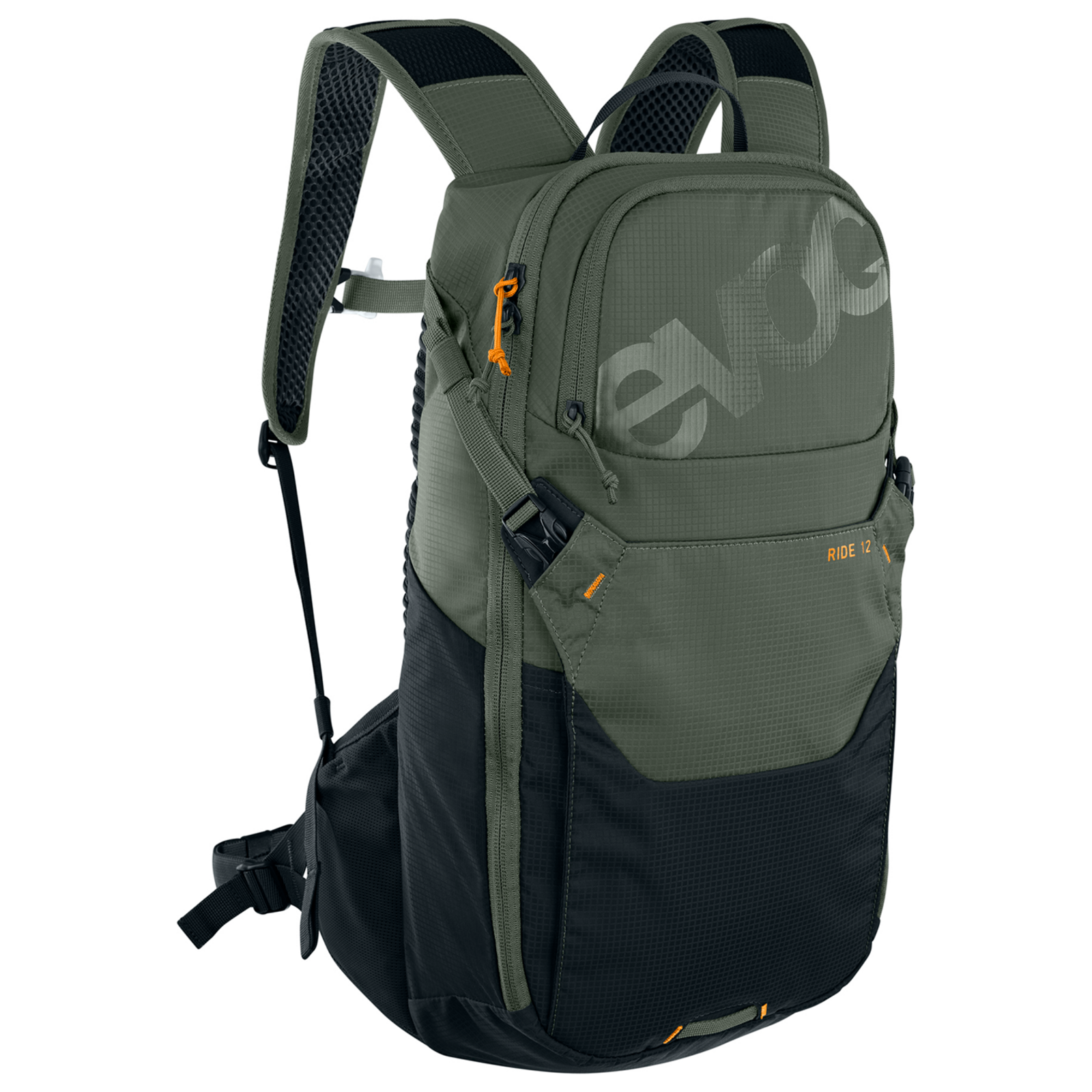 fahrradrucksack grün Ride 12L Fahrradrucksack dark olive/black