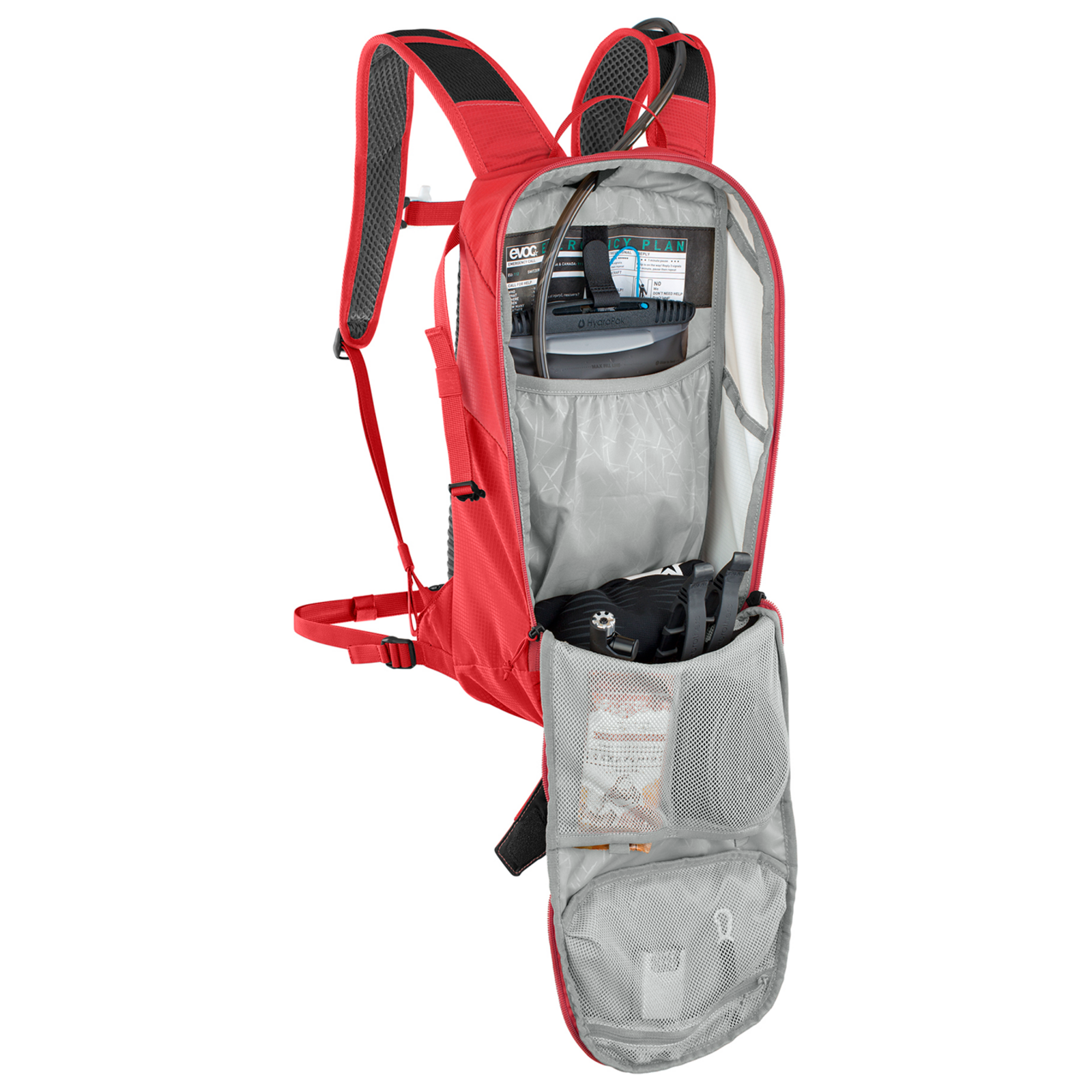 Evoc Ride 8L Fahrradrucksack in ROT