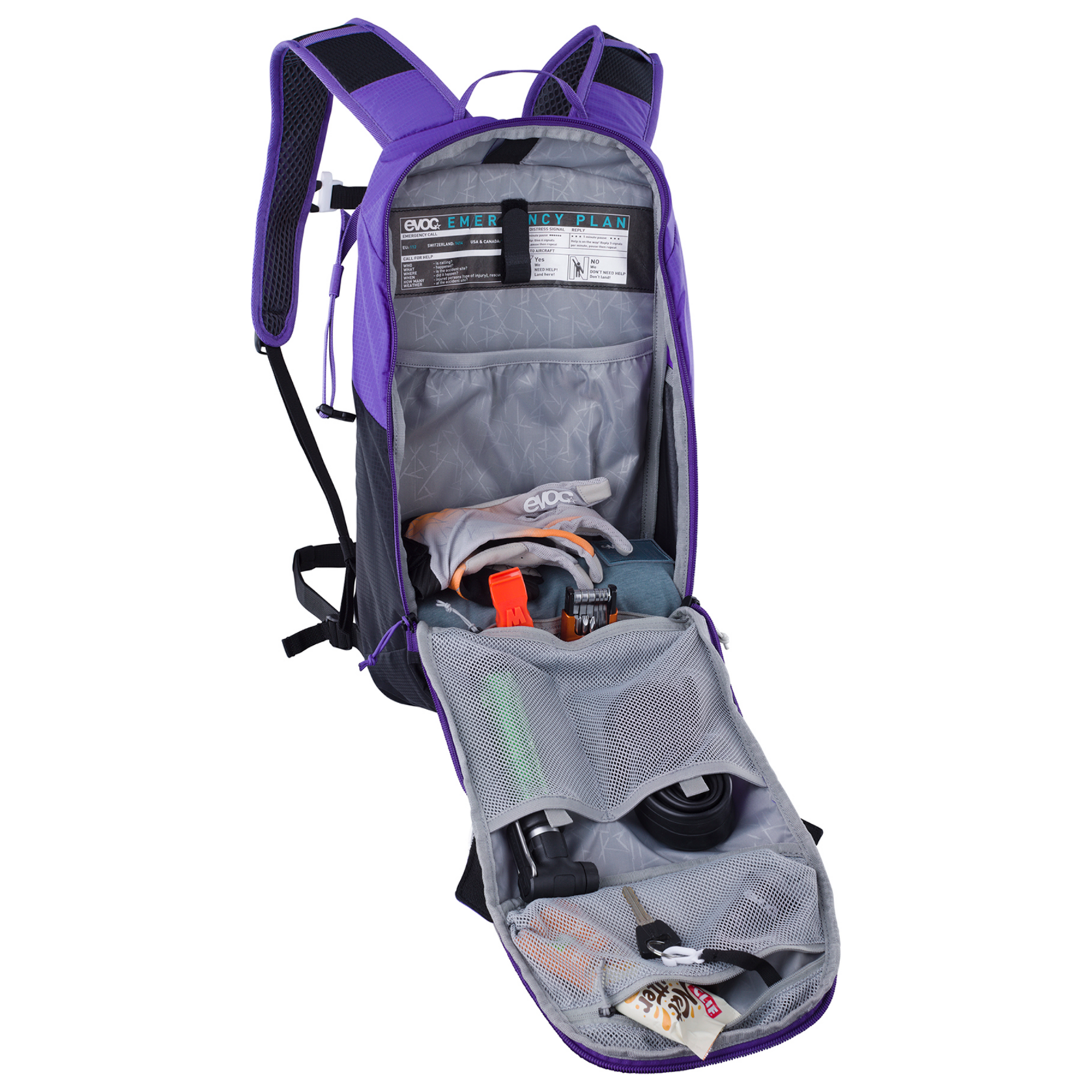 Evoc Ride 8L Fahrradrucksack in VIOLETT