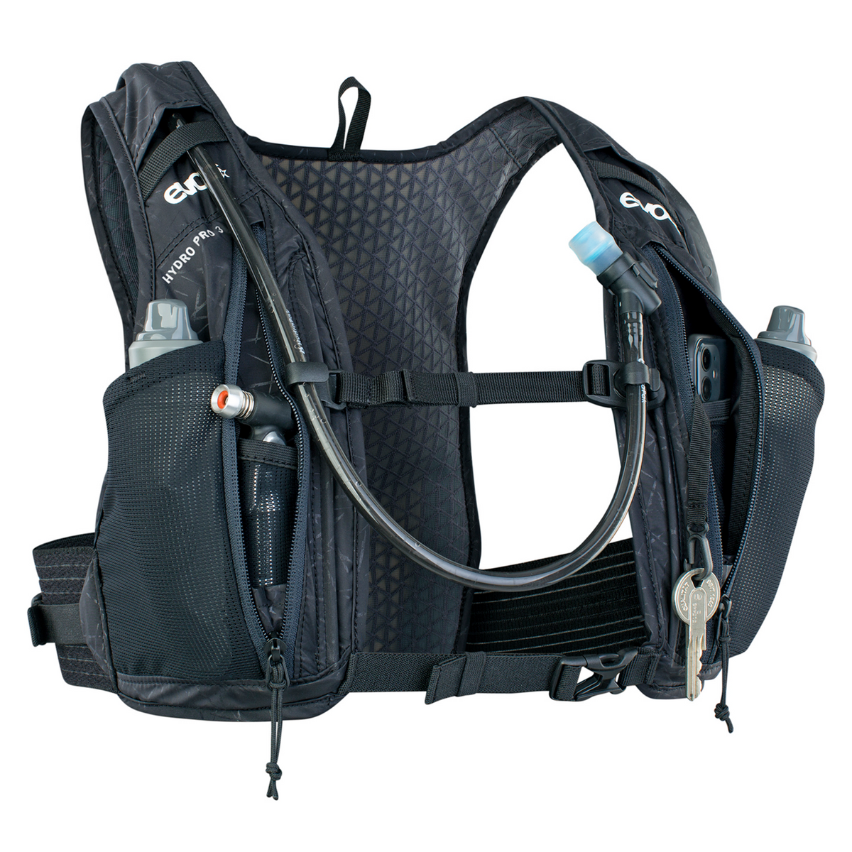 Evoc Hydro Pro 3L + 1,5L Bladder Trinkrucksack in SCHWARZ