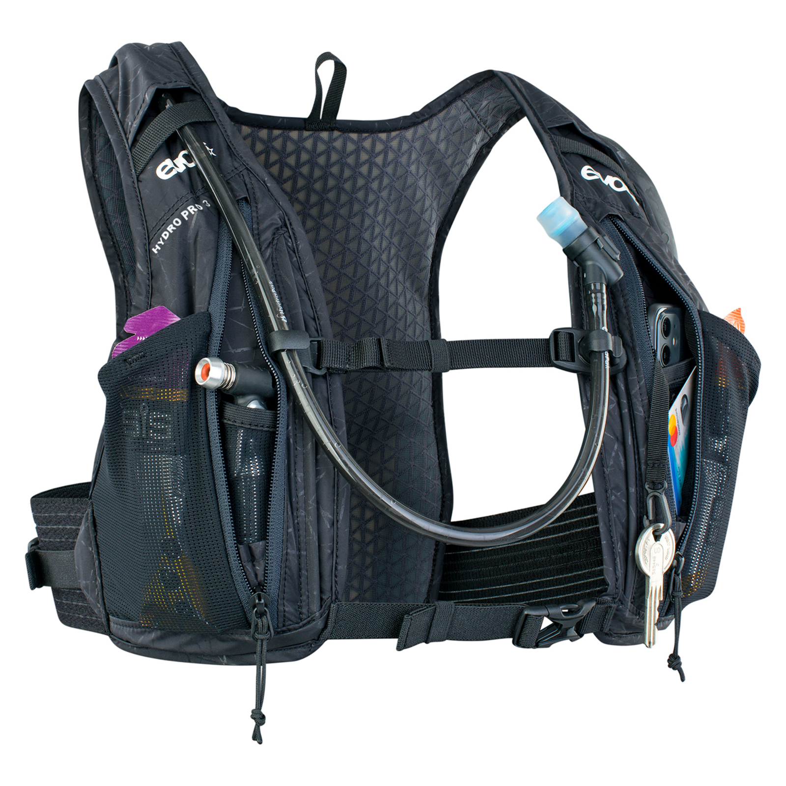 Evoc Hydro Pro 3L + 1,5L Bladder Trinkrucksack in SCHWARZ