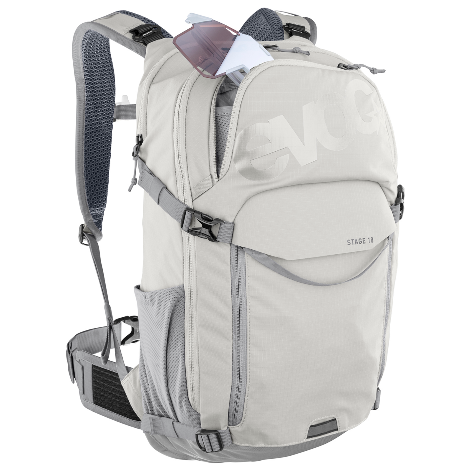 Evoc Stage 18L Fahrradrucksack in GRAU