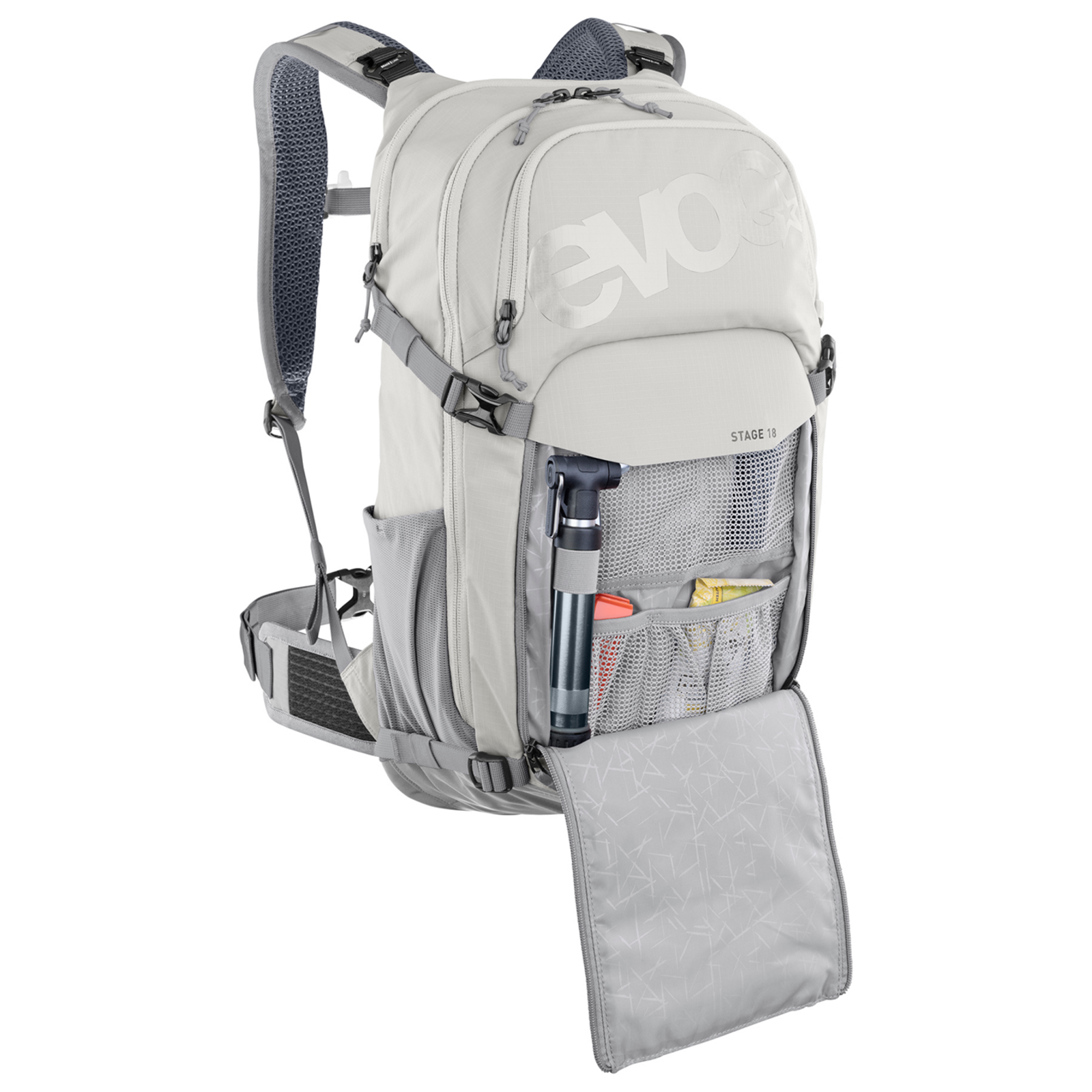 Evoc Stage 18L Fahrradrucksack in GRAU