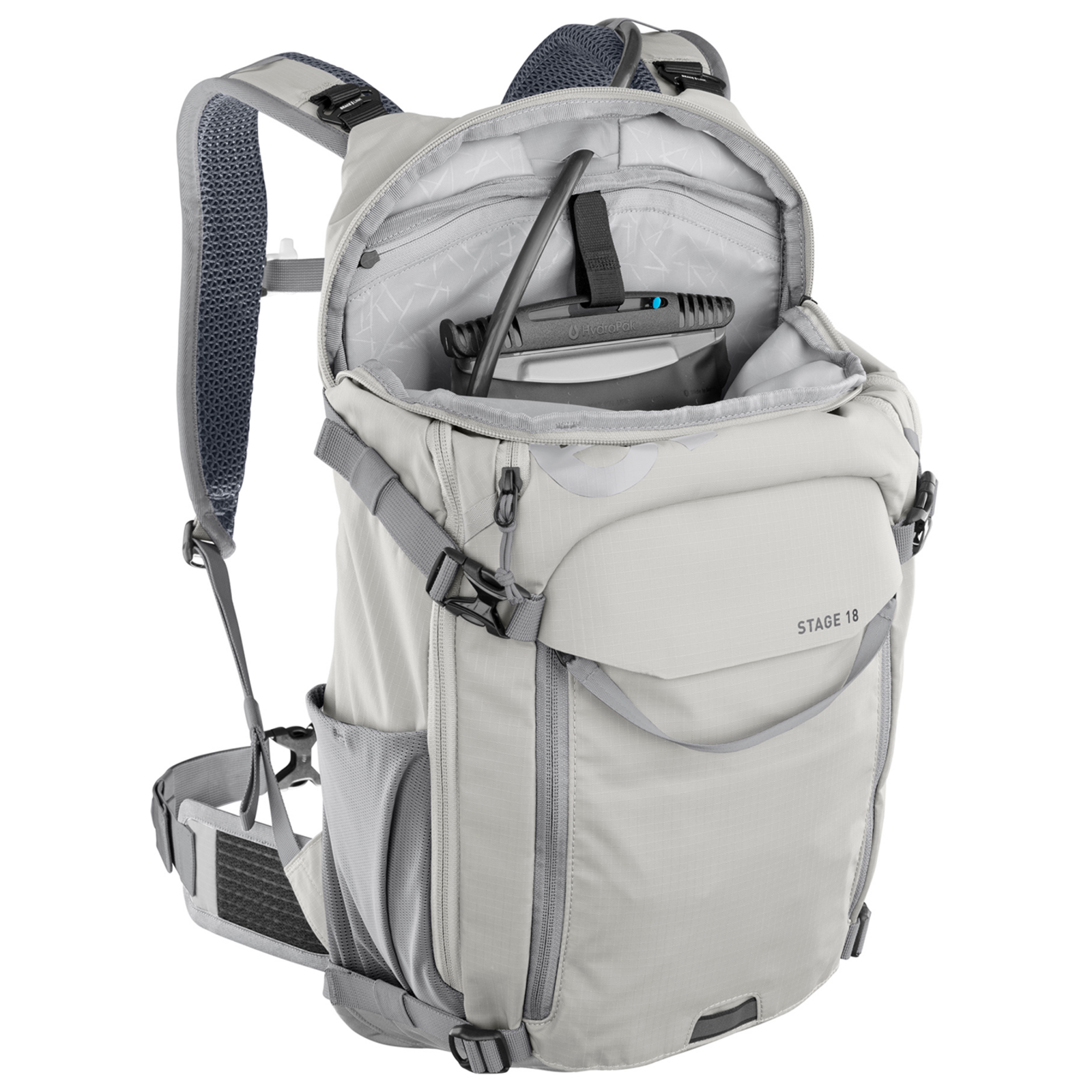 Evoc Stage 18L Fahrradrucksack in GRAU