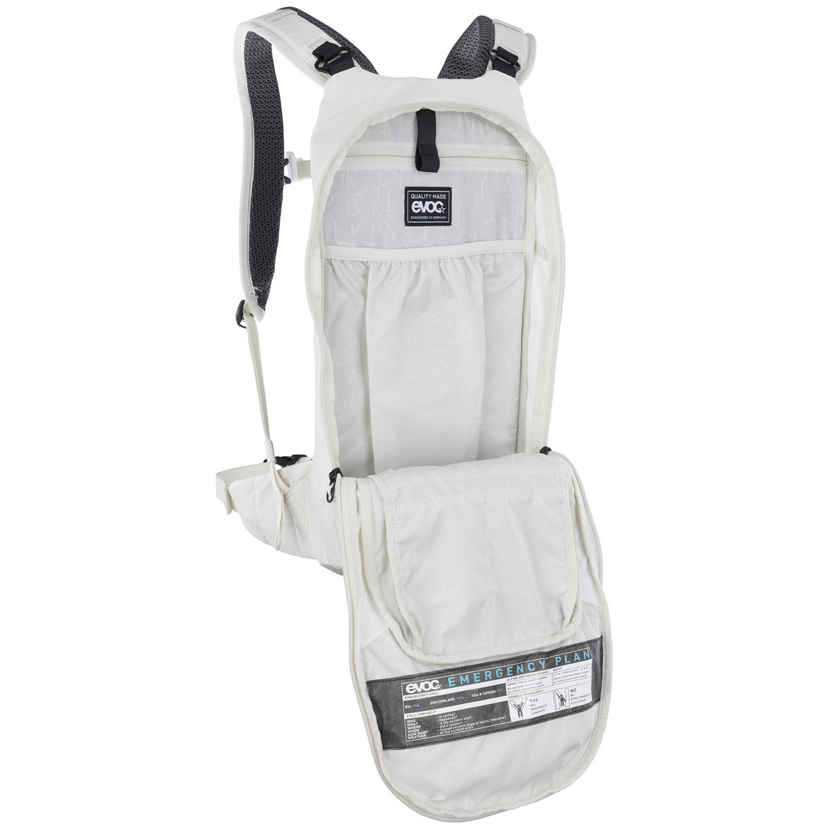 Evoc Stage 6L + 2L Bladder Fahrradrucksack in WEISS