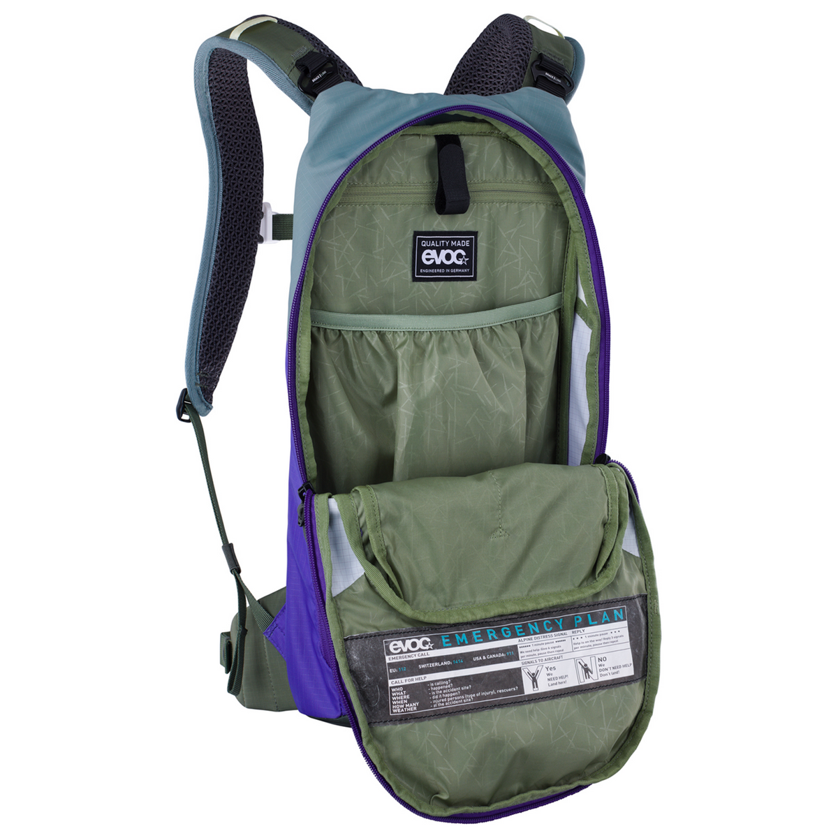 Evoc Stage 6L + 2L Bladder Fahrradrucksack in VIOLETT
