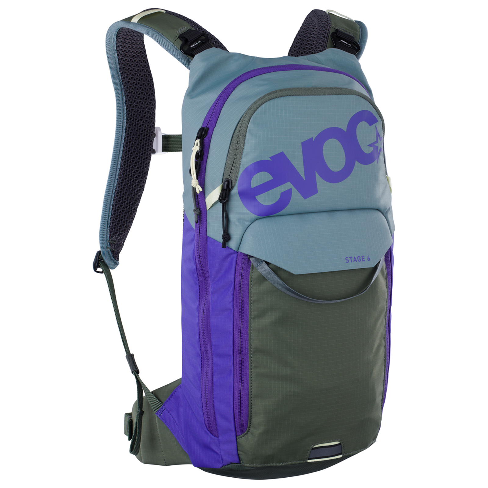 Evoc Stage 6L + 2L Bladder Fahrradrucksack in VIOLETT