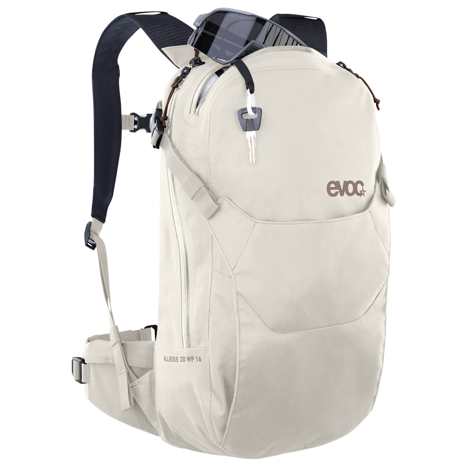 Evoc Allride 3D WP 16L Fahrradrucksack in BEIGE