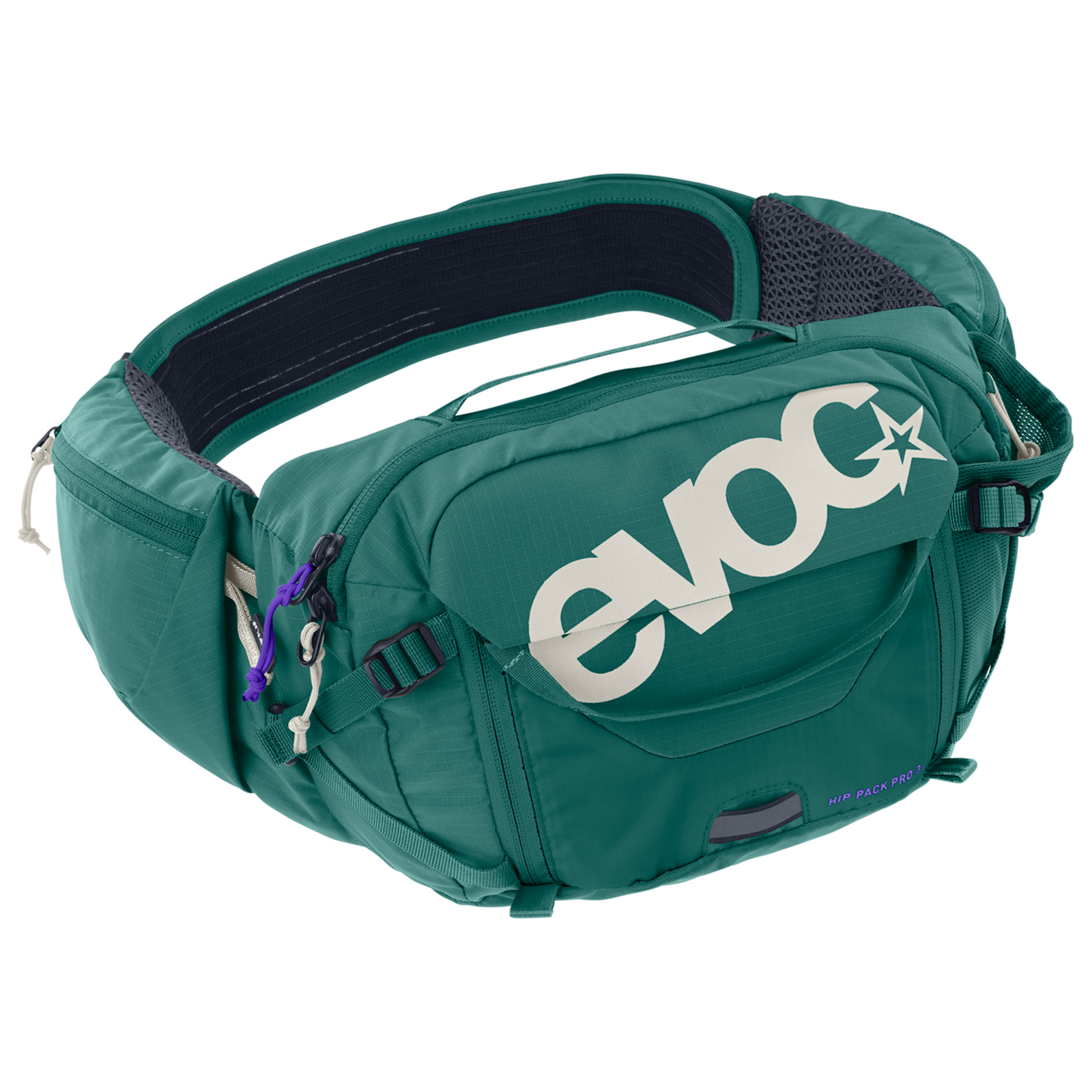 Evoc Hip Pack Pro 3L + 1,5L Bladder Hüfttasche in GRÜN
