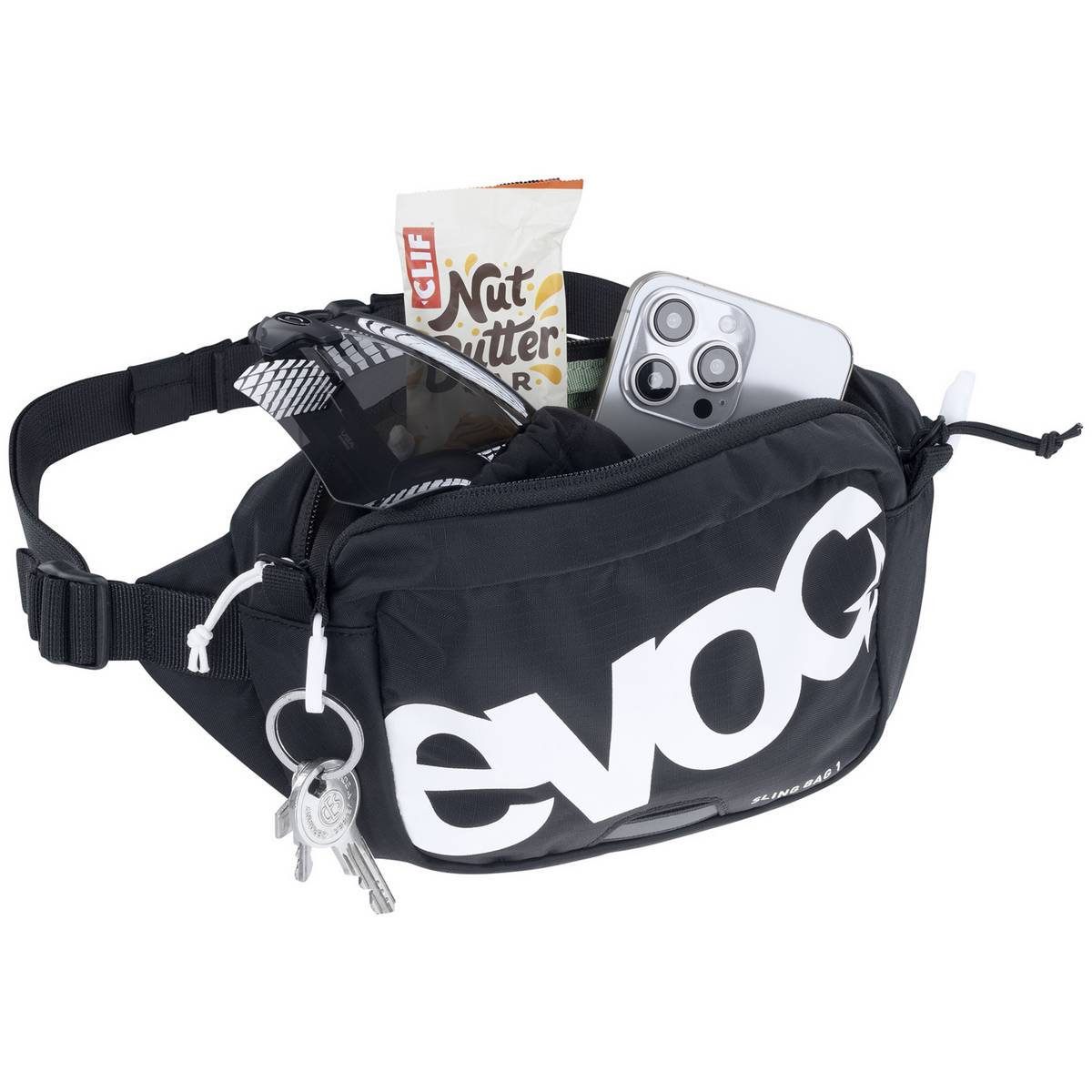 Evoc Sling Bag 1L Hüfttasche in SCHWARZ