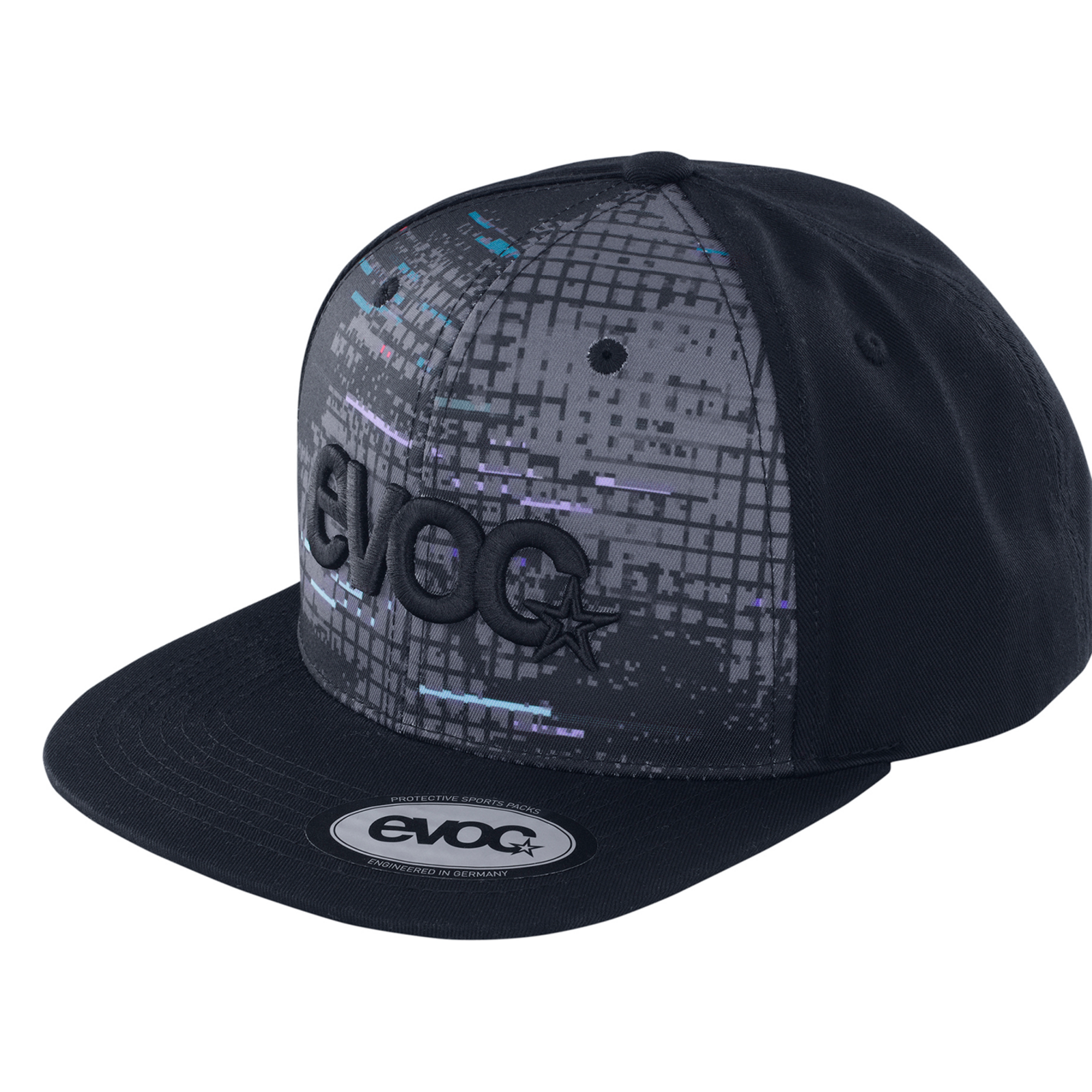 Evoc Snapback Cap für Damen und Herren in SCHWARZ