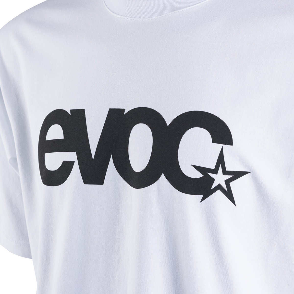 Evoc T-Shirt Logo Oversized für Damen und Herren in WEISS