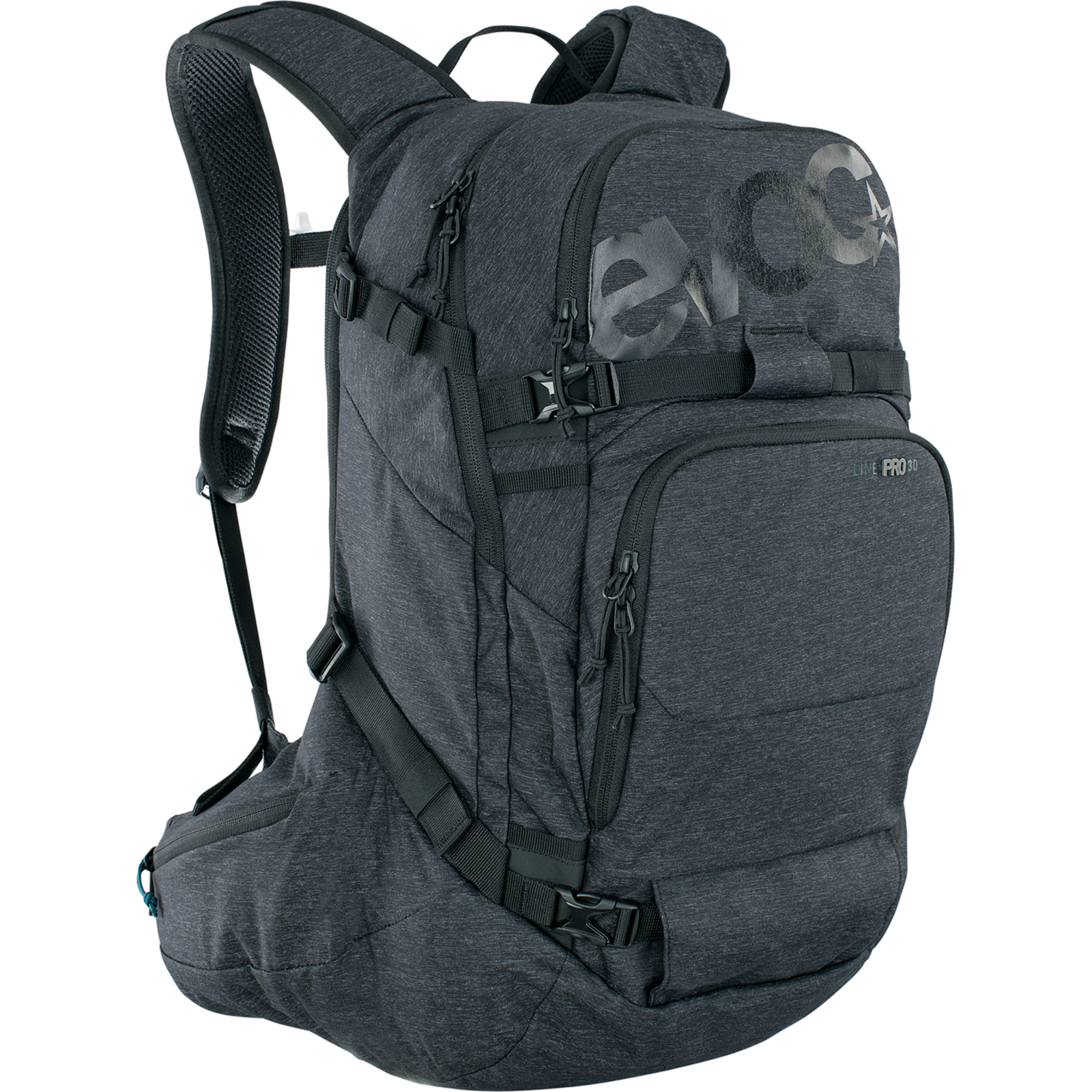Evoc Line Pro 30L Protektoren-Rucksack in SCHWARZ