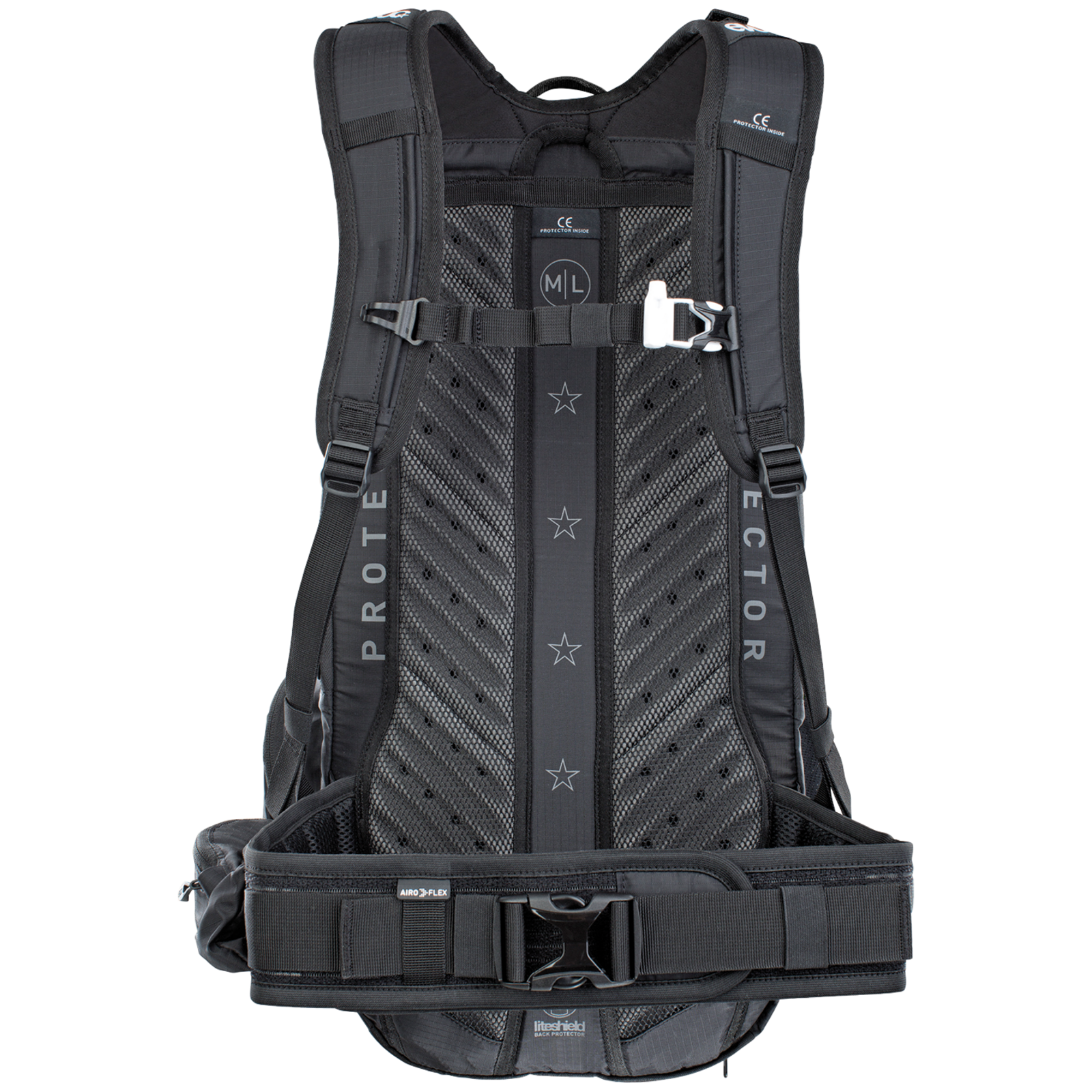 Evoc FR Trail E-Ride 20L Protektoren-Rucksack in SCHWARZ