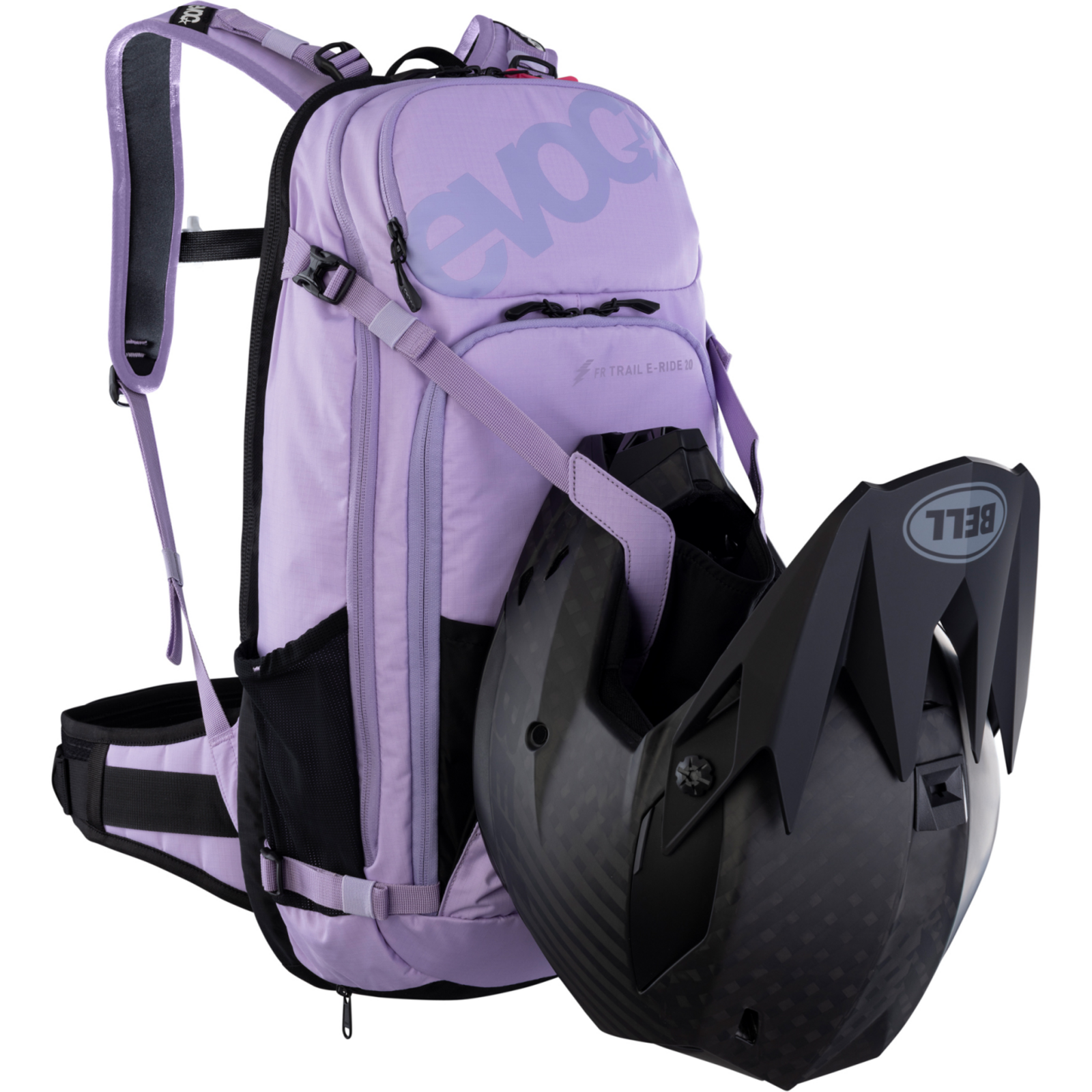 Evoc FR Trail E-Ride 20L Protektoren-Rucksack in VIOLETT