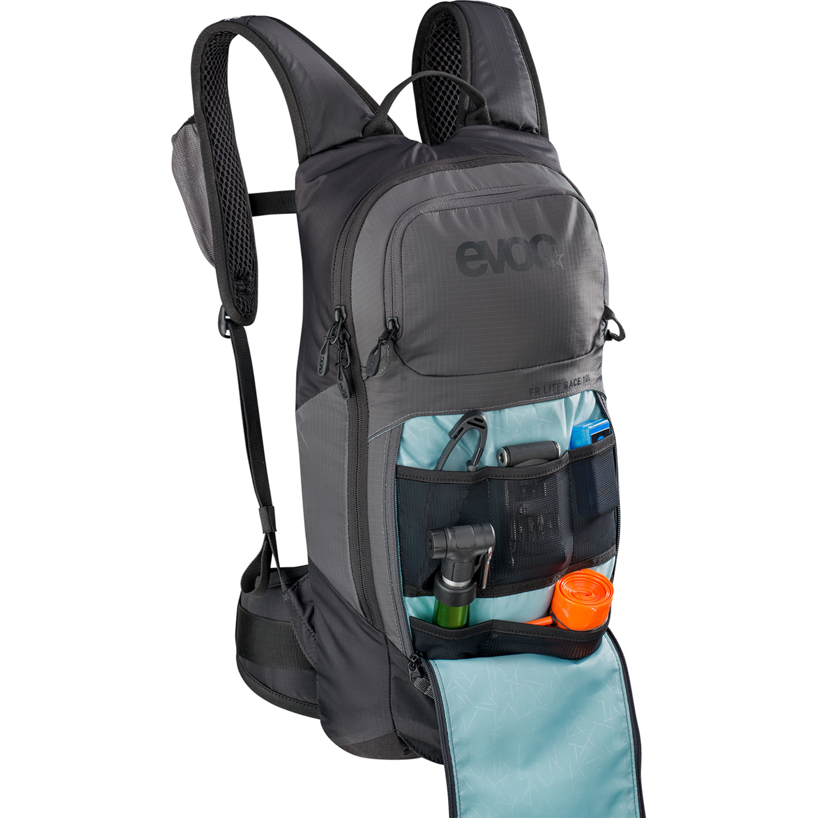 Evoc FR Lite Race 10L Protektoren-Rucksack in GRAU