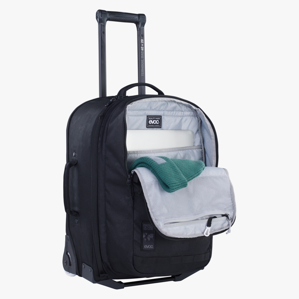 Evoc Terminal Bag 40+20L Rollkoffer in SCHWARZ
