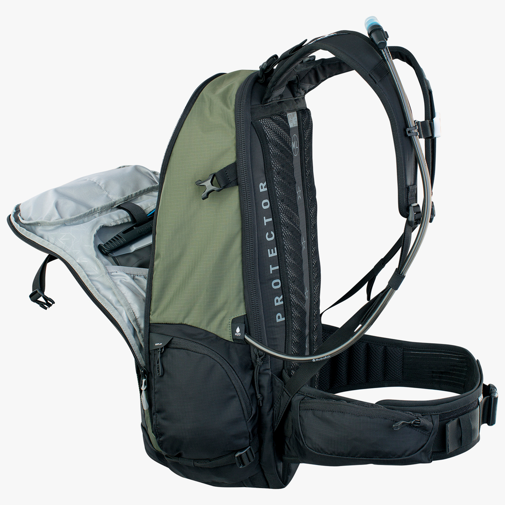 Evoc FR Tour E-Ride 30L Protektoren-Rucksack in GRÜN