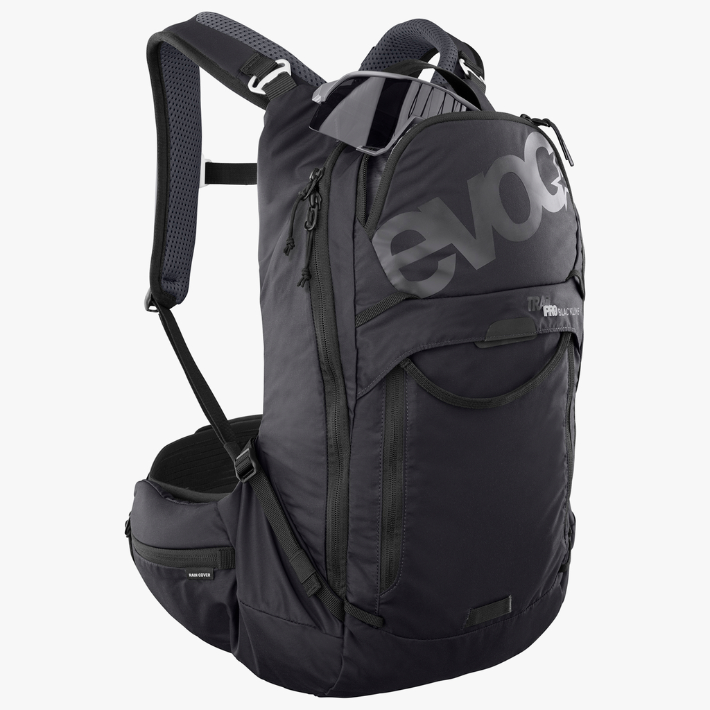 Evoc Trail Pro 16L Blackline Protektoren-Rucksack in SCHWARZ