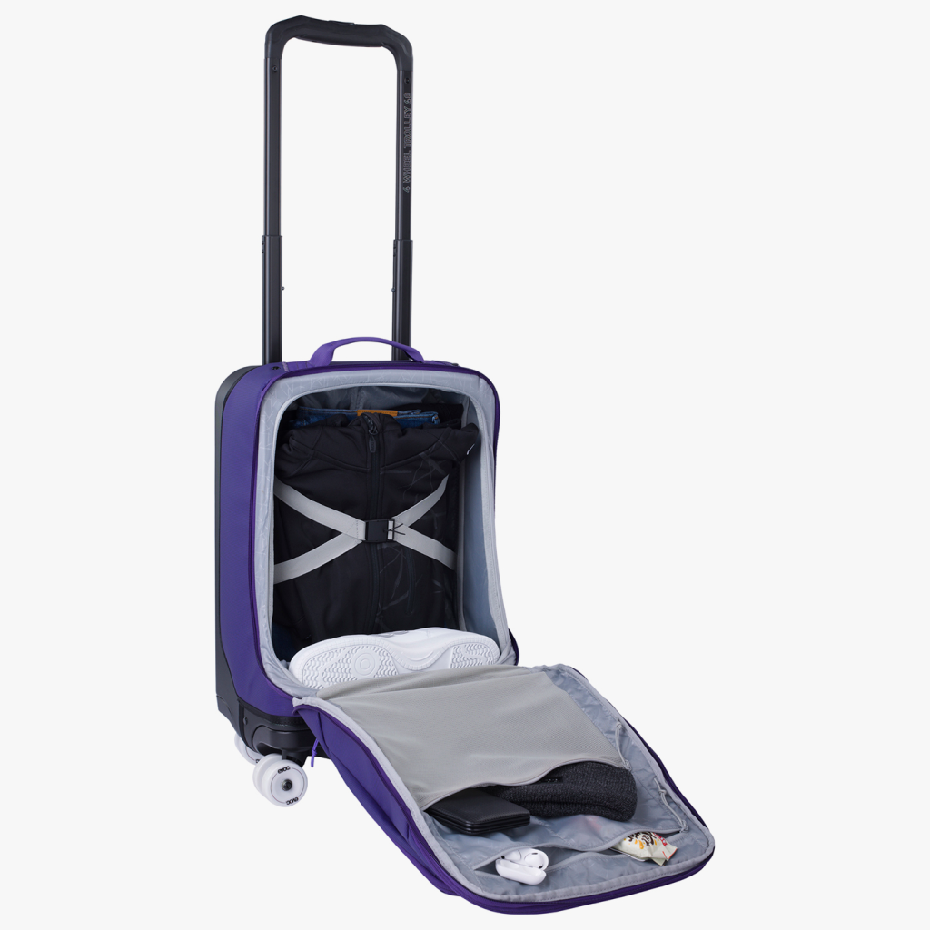 Evoc 4-Wheel Trolley 40L in VIOLETT