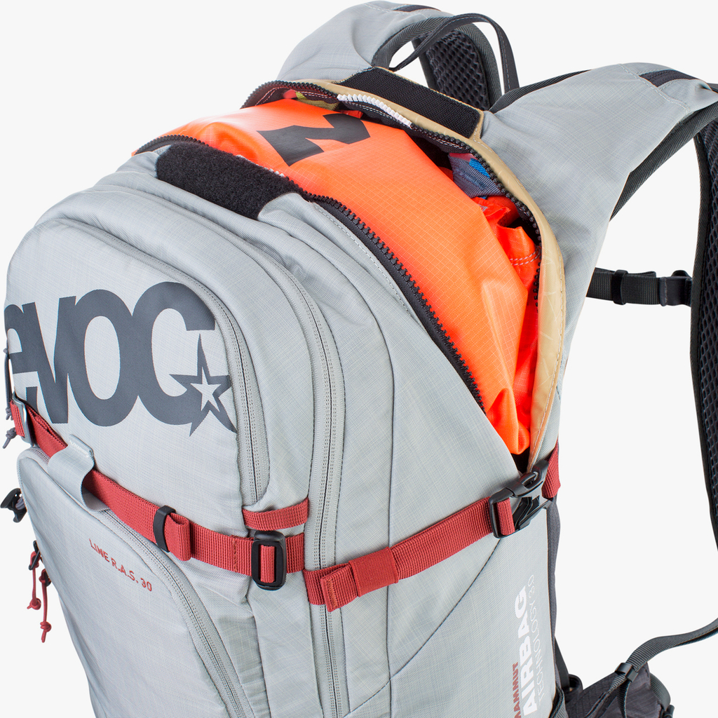 Evoc Line R.A.S. 30l Airbag included Lawinenrucksack in GRAU