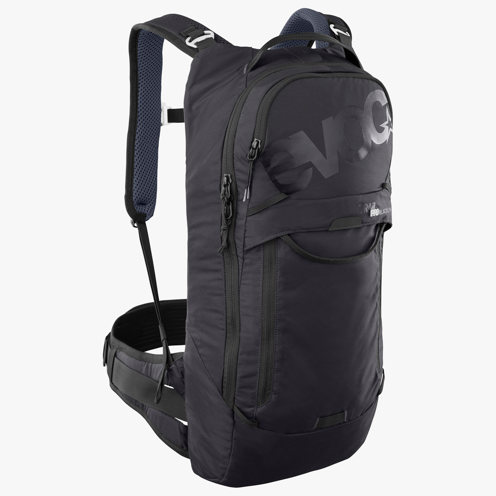 Evoc Trail Pro 10L Blackline Protektoren-Rucksack in SCHWARZ