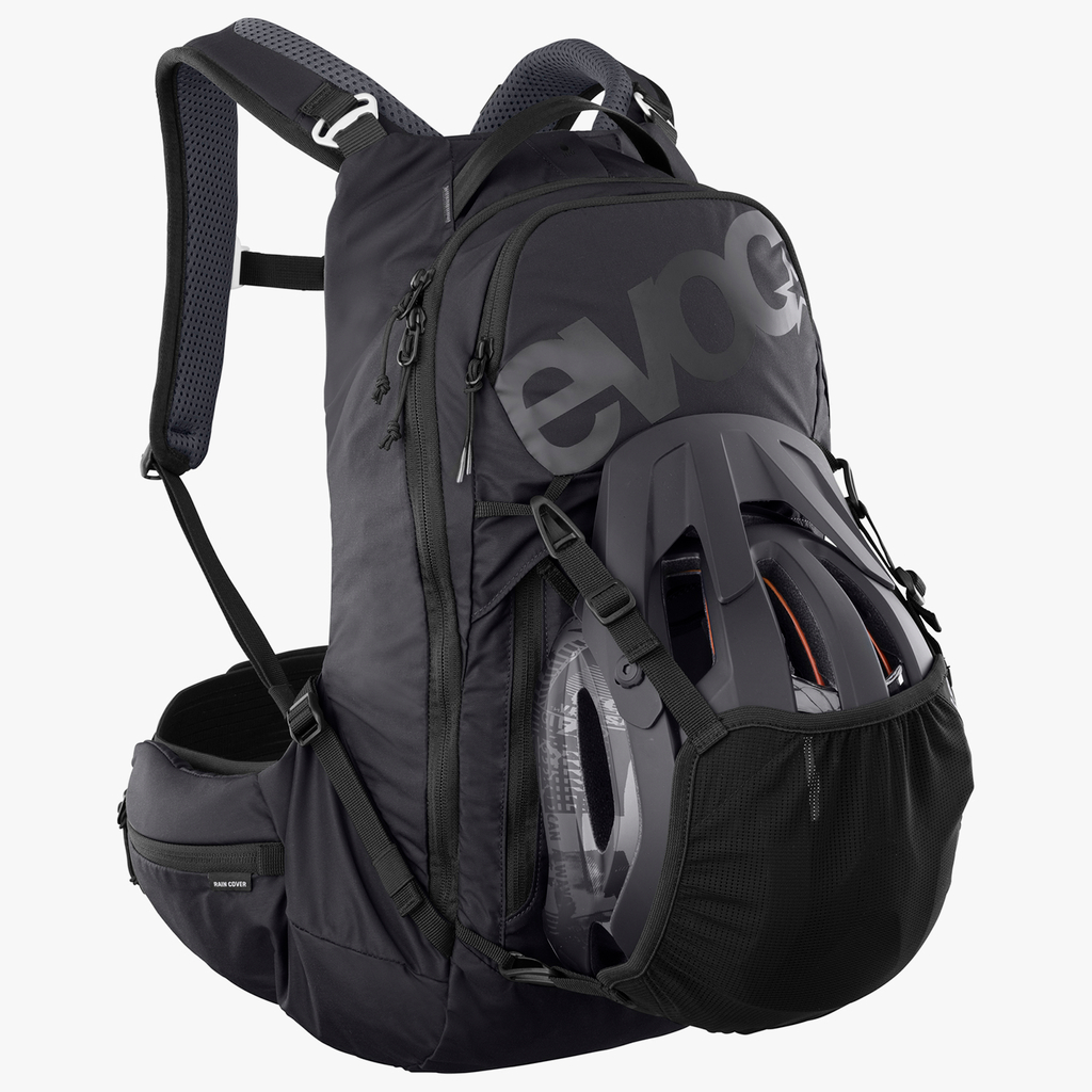 Evoc Trail Pro 16L Blackline Protektoren-Rucksack in SCHWARZ