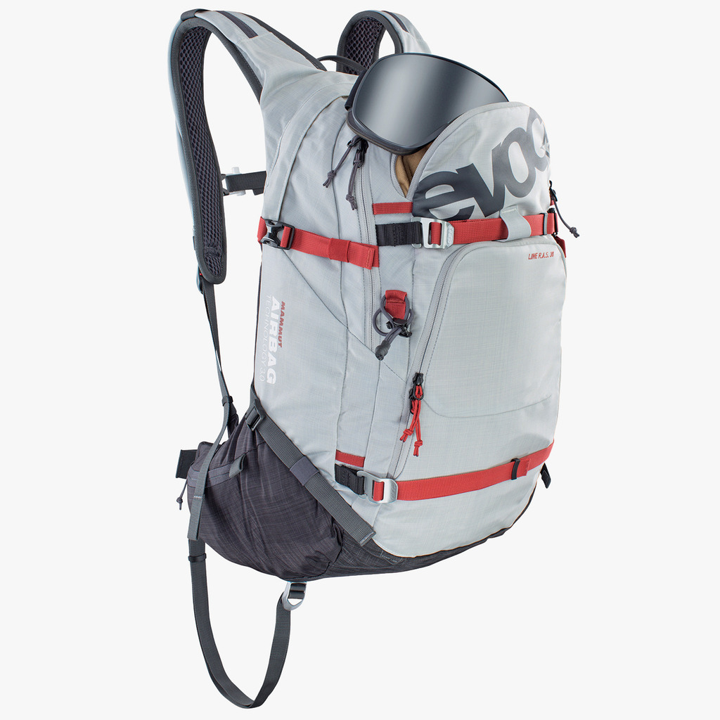 Evoc Line R.A.S. 30l Airbag included Lawinenrucksack in GRAU