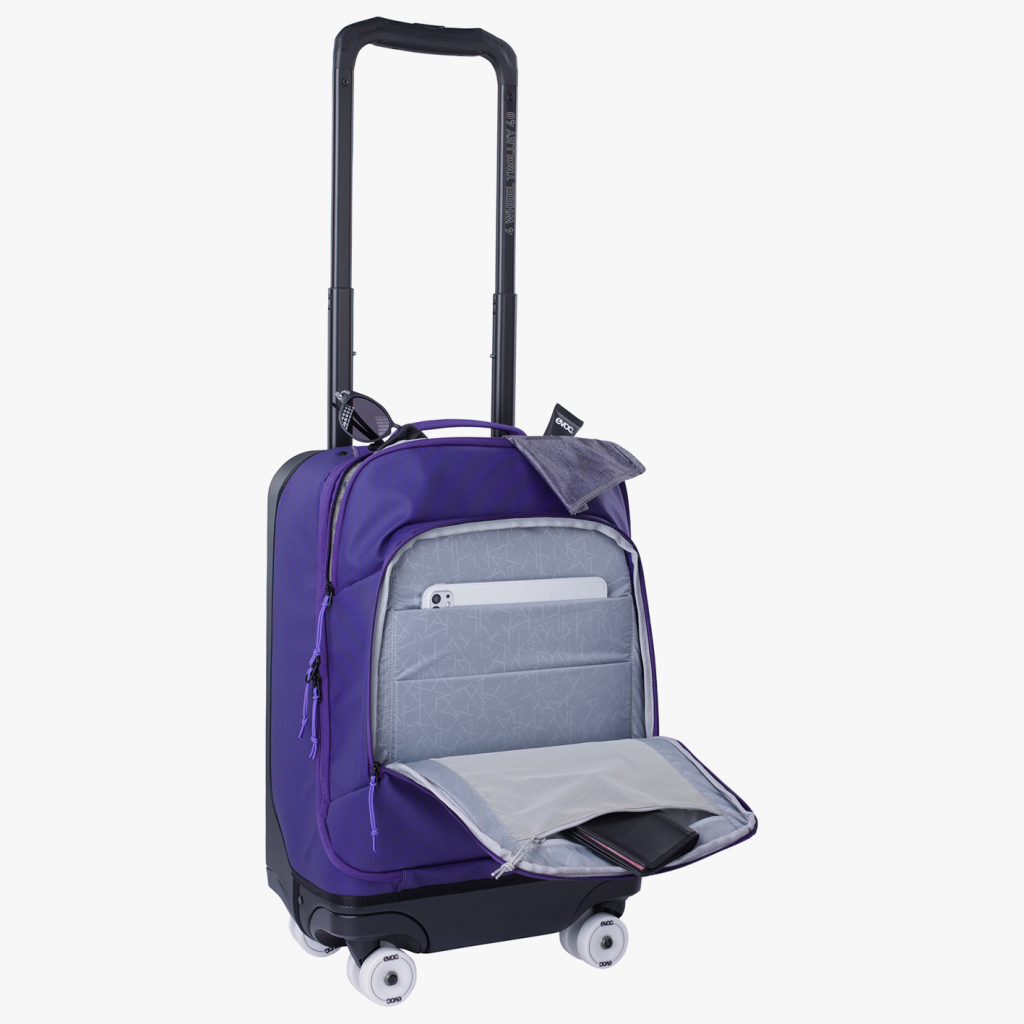 Evoc 4-Wheel Trolley 40L in VIOLETT
