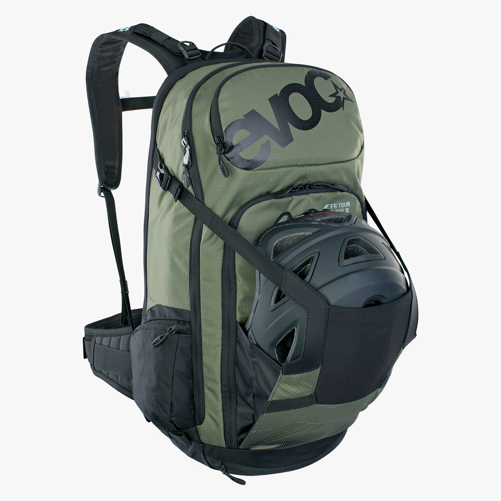 Evoc FR Tour E-Ride 30L Protektoren-Rucksack in GRÜN