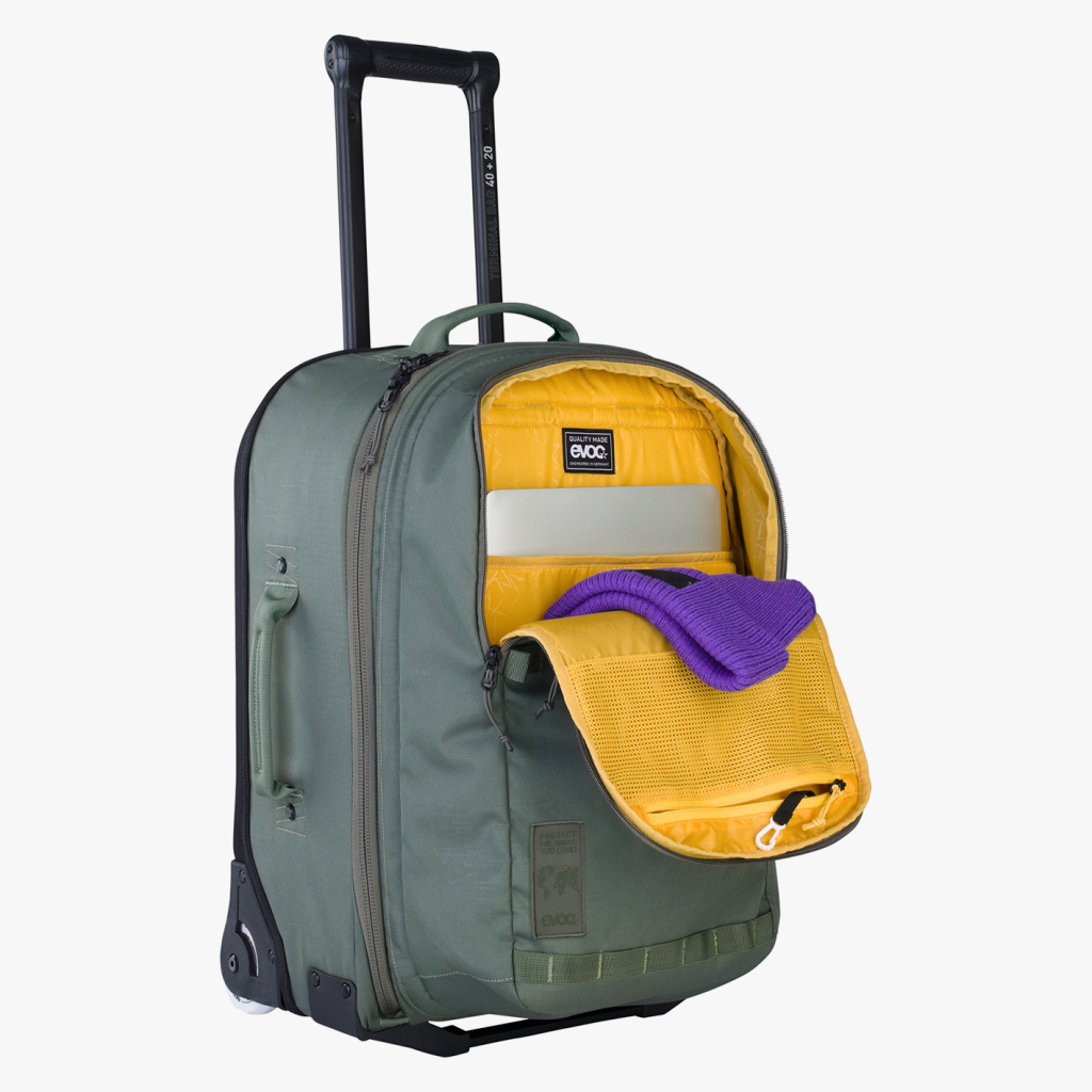 Evoc Terminal Bag 40+20L Rollkoffer in GRÜN