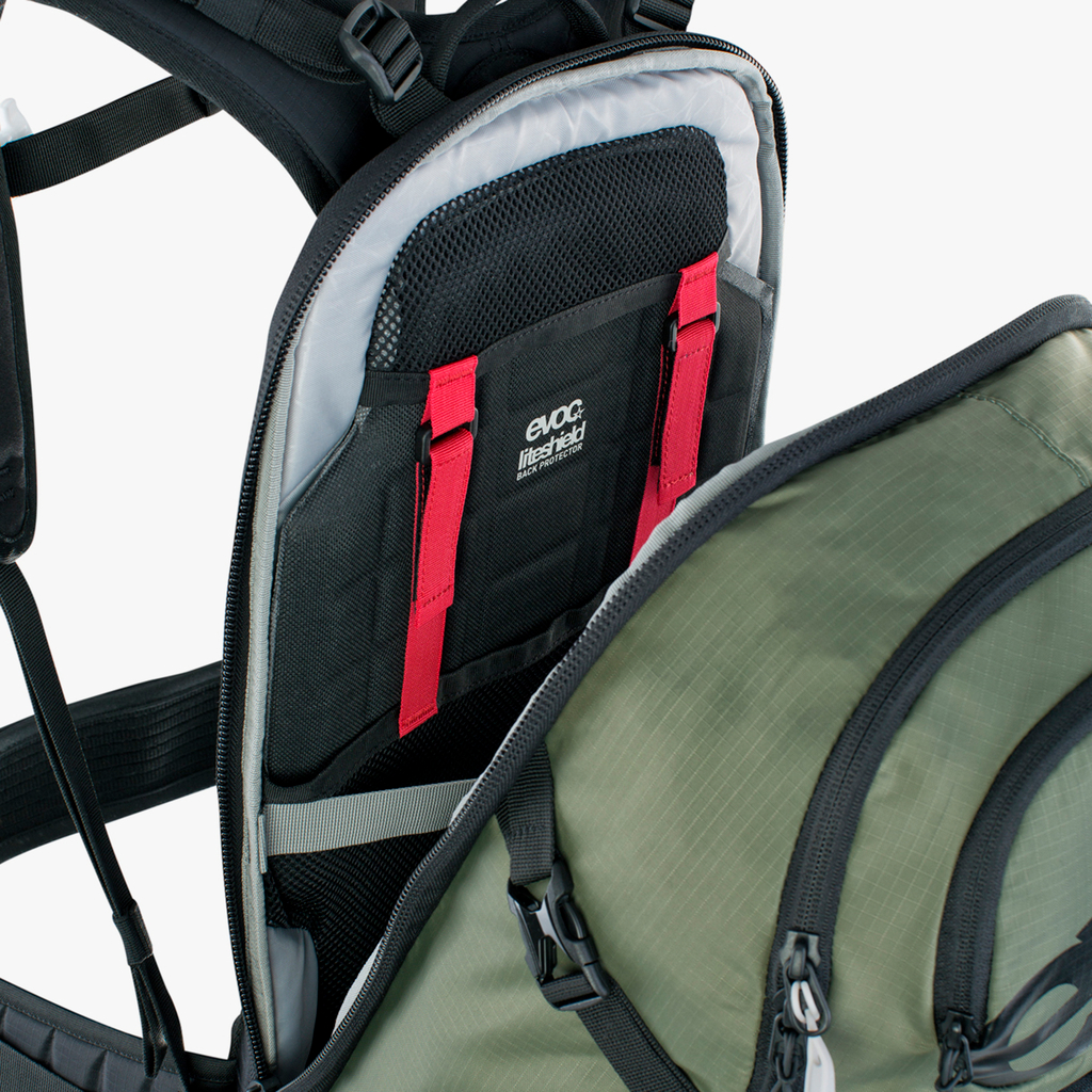 Evoc FR Tour E-Ride 30L Protektoren-Rucksack in GRÜN