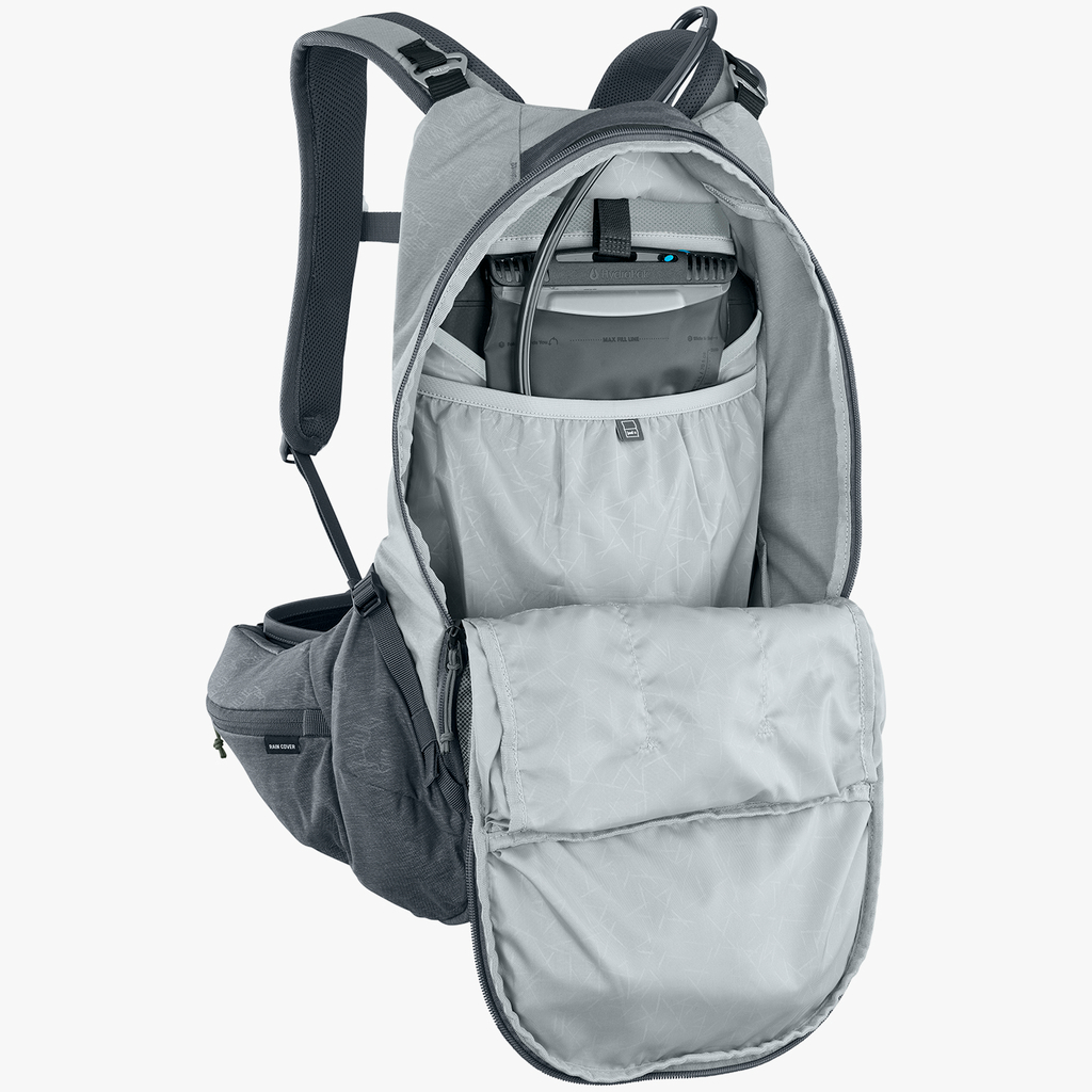 Evoc Trail Pro 16L Protektoren-Rucksack in GRAU