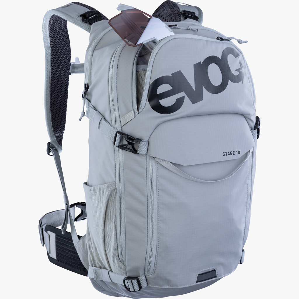 Evoc Stage 18L Fahrradrucksack in GRAU