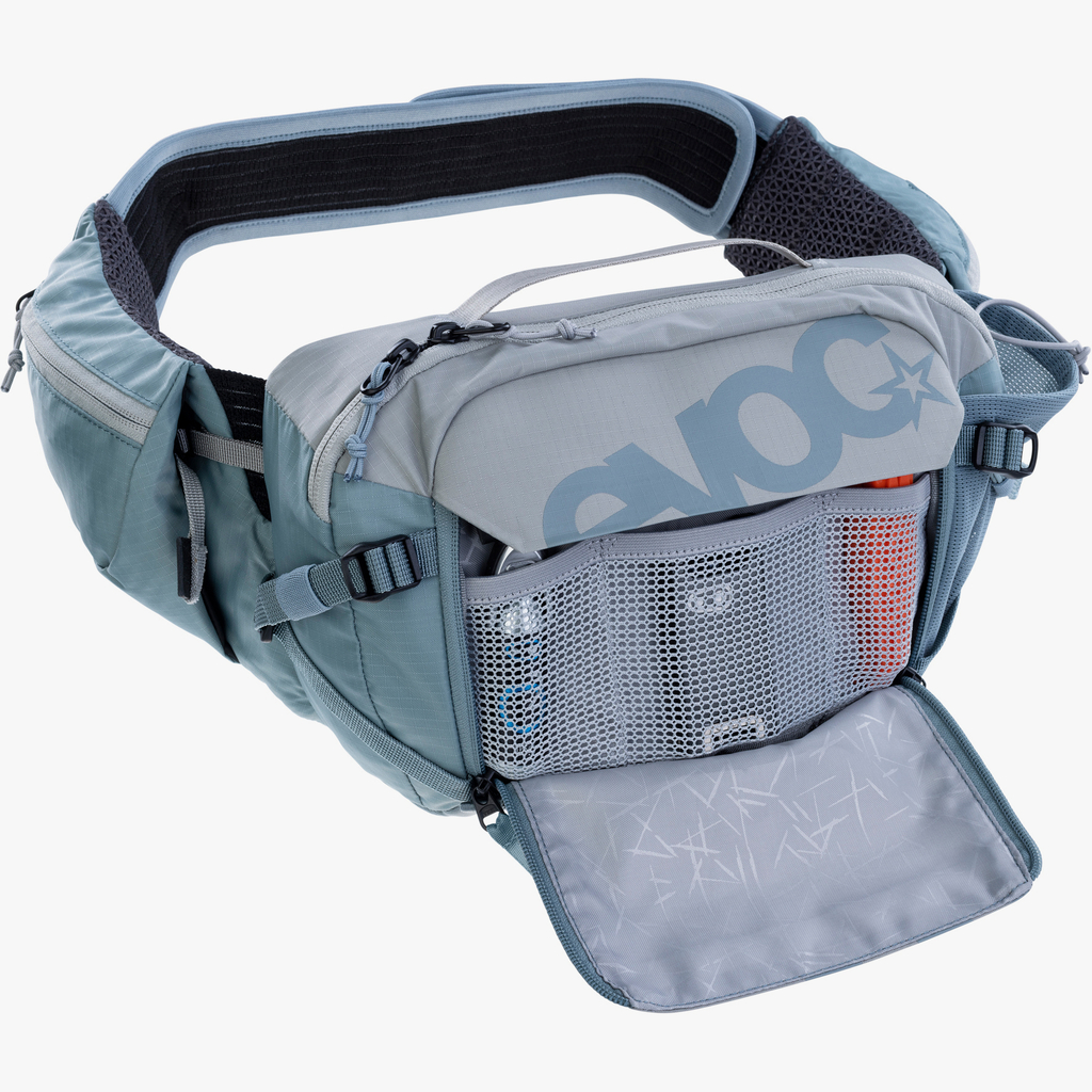 Evoc Hip Pack Pro 3L + 1,5L Bladder Hüfttasche in GRAU