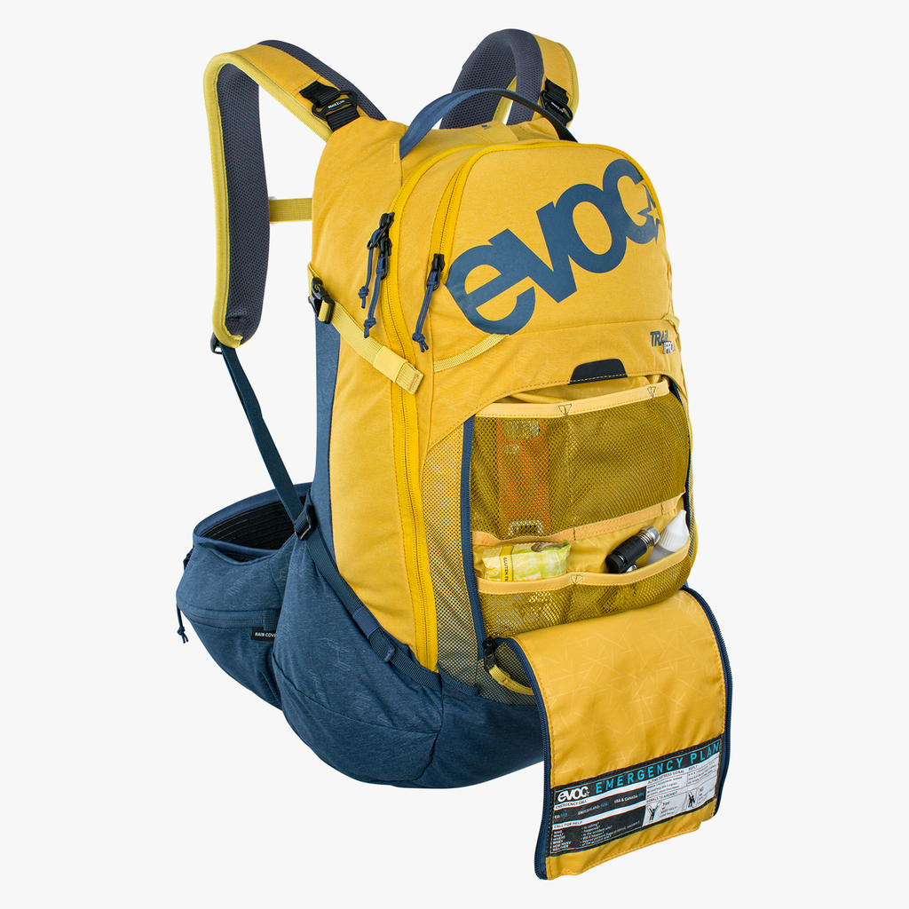 Evoc Trail Pro 26L Protektoren-Rucksack in GELB