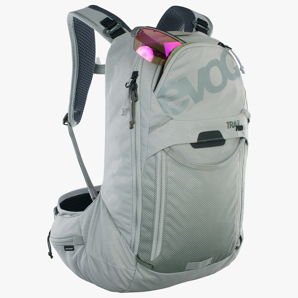 Evoc Trail Pro SF 12L Protektoren-Rucksack in GRAU