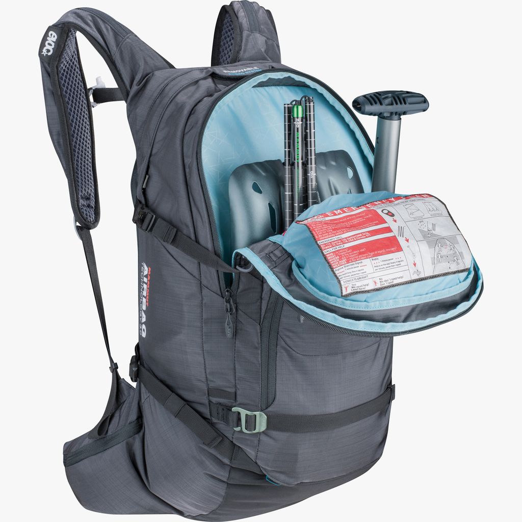 Evoc Line R.A.S. 30l Airbag included Lawinenrucksack in GRAU