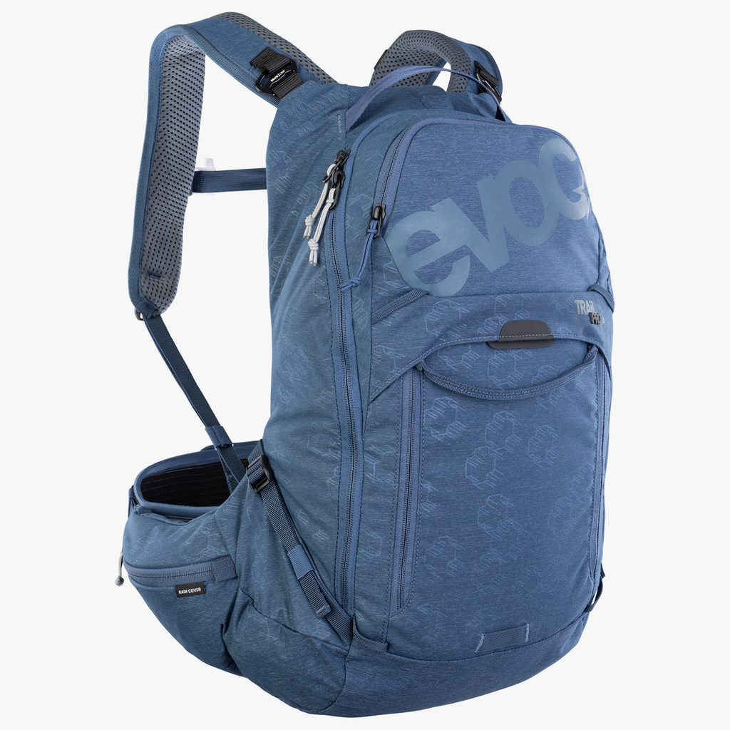 Evoc Trail Pro 16L Protektoren-Rucksack in BLAU