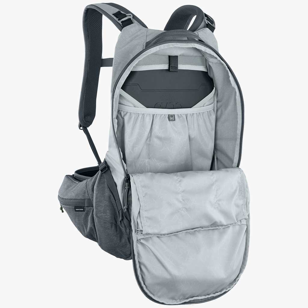 Evoc Trail Pro 16L Protektoren-Rucksack in GRAU