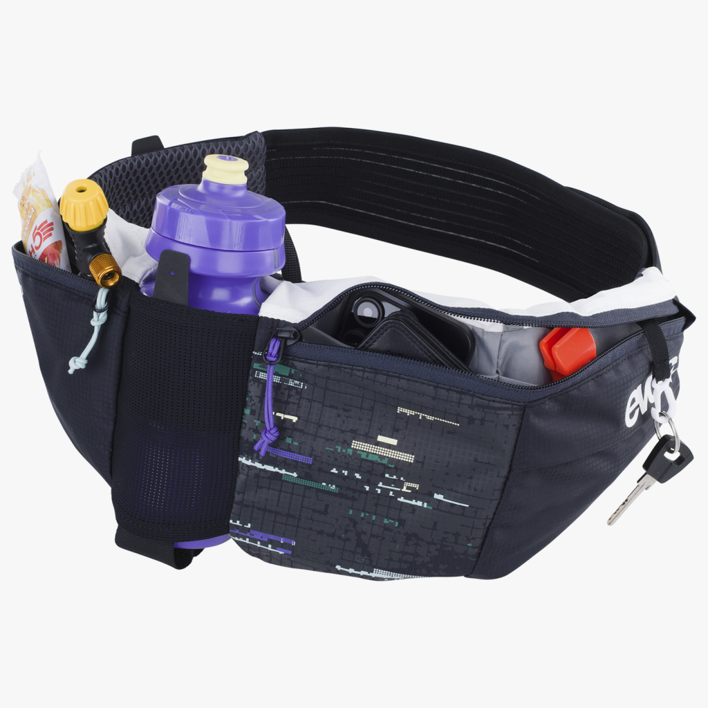 Evoc Hip Pouch Pro 1.5L + Drink Bottle 0.55L Hüfttasche in MEHRFARBIG