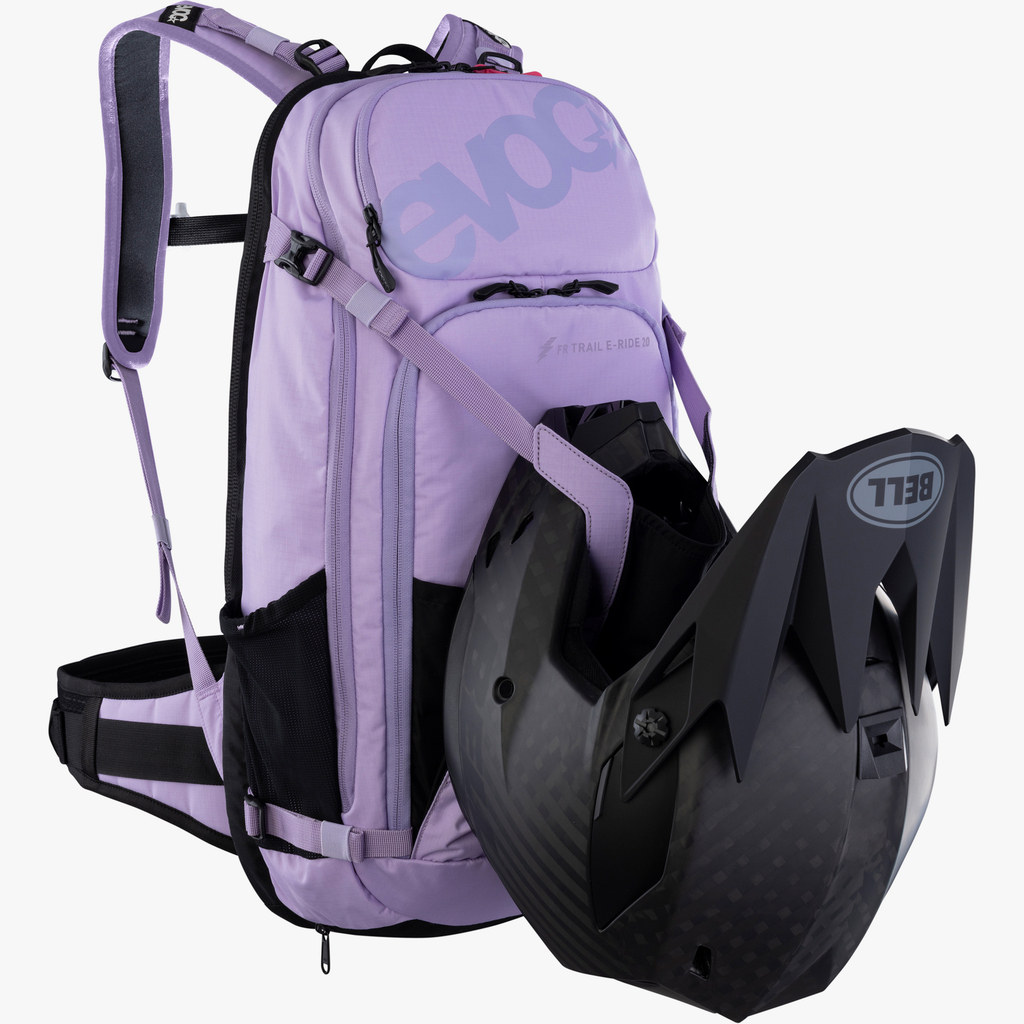 Evoc FR Trail E-Ride 20L Protektoren-Rucksack in VIOLETT