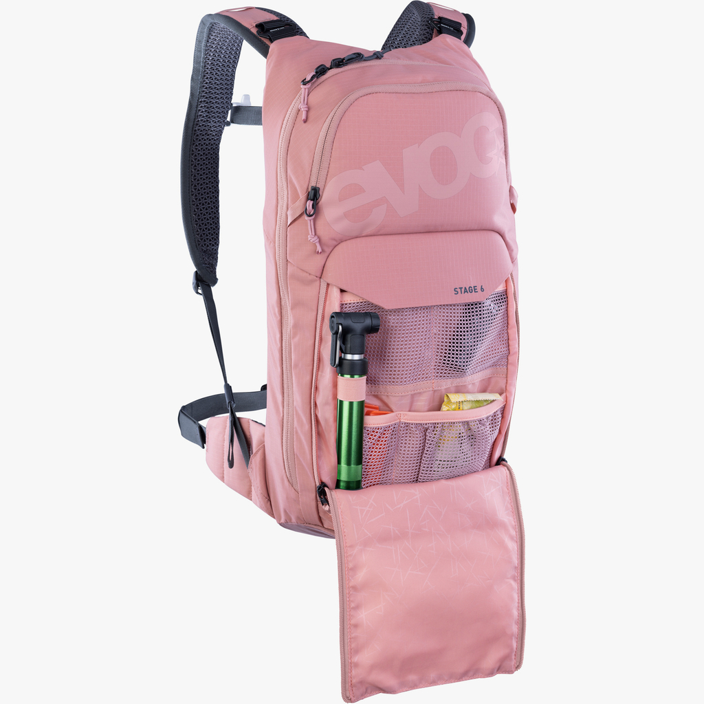 Evoc Stage 6L + 2L Bladder Fahrradrucksack in PINK