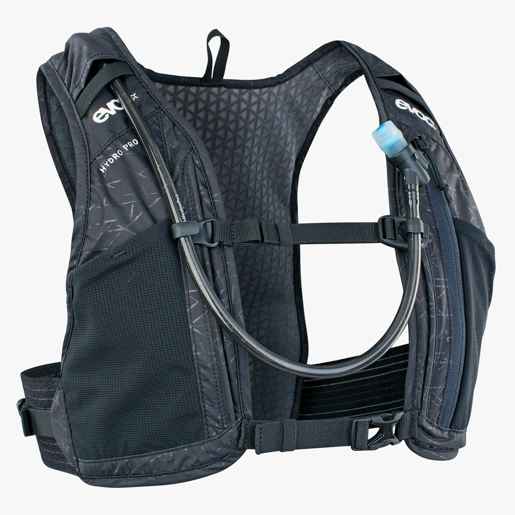 Evoc Hydro Pro 1.5L + 1.5L Bladder Fahrradrucksack in SCHWARZ