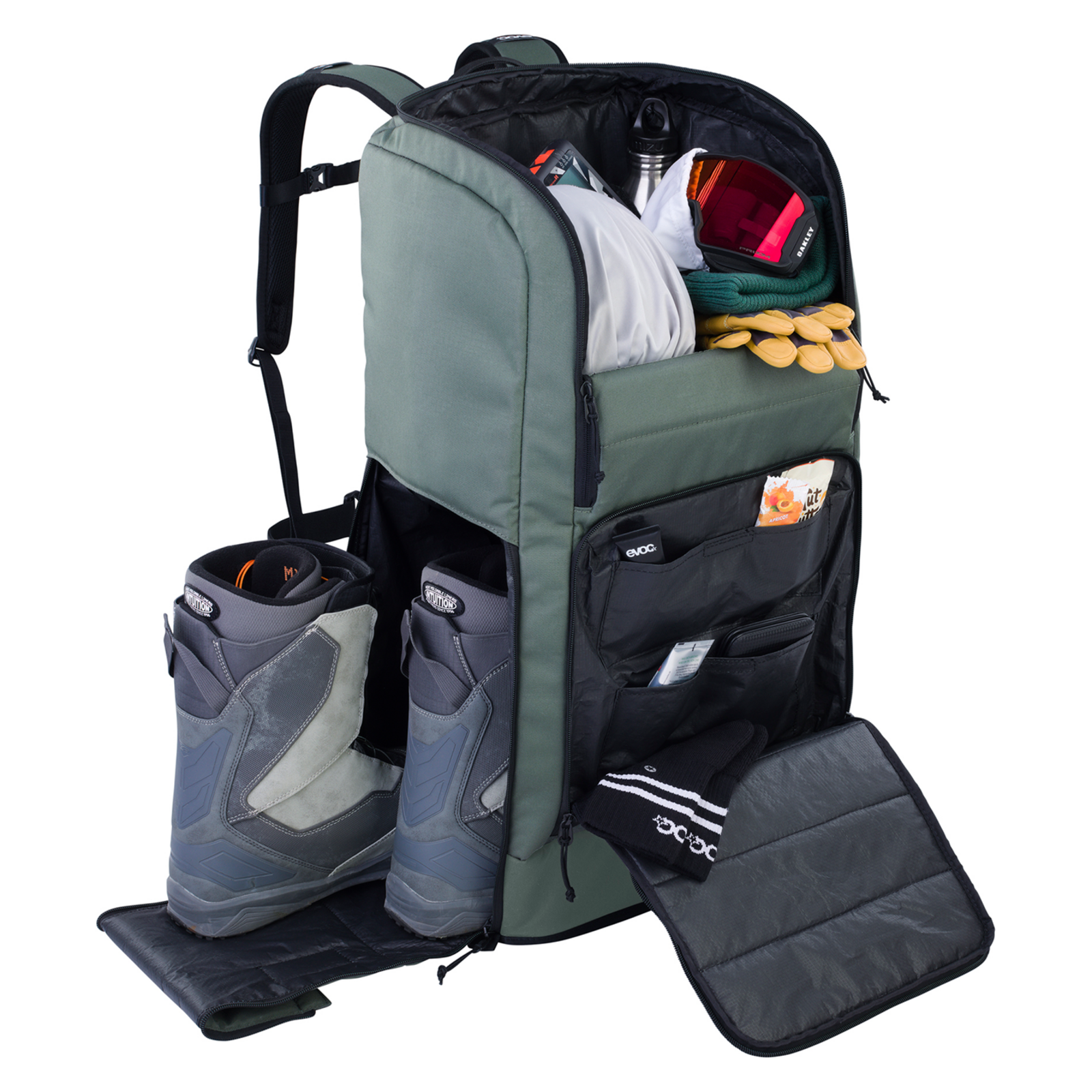 Evoc Gear Backpack 90L Materialtasche in GRÜN