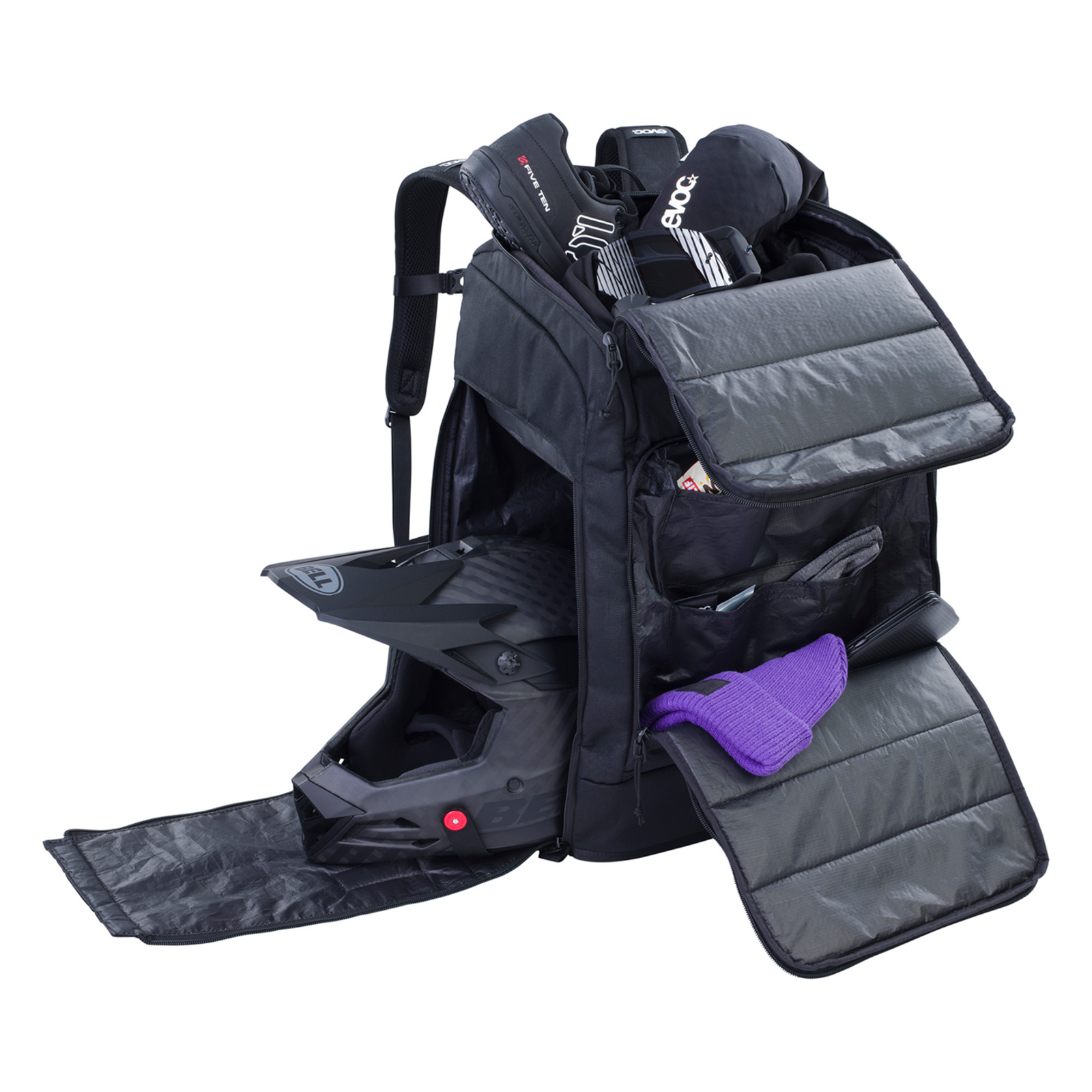 Evoc Gear Backpack 60L Materialtasche in SCHWARZ